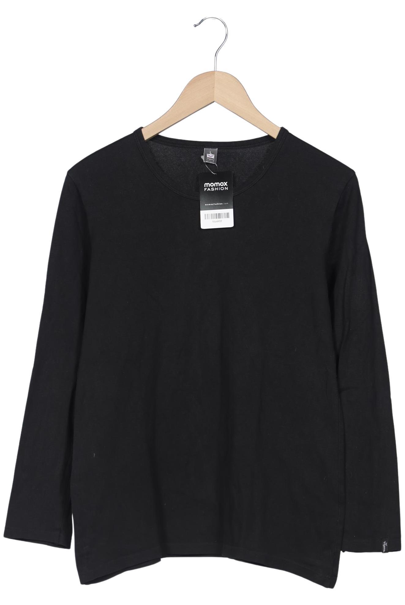 

Trigema Damen Langarmshirt, schwarz, Gr. 42