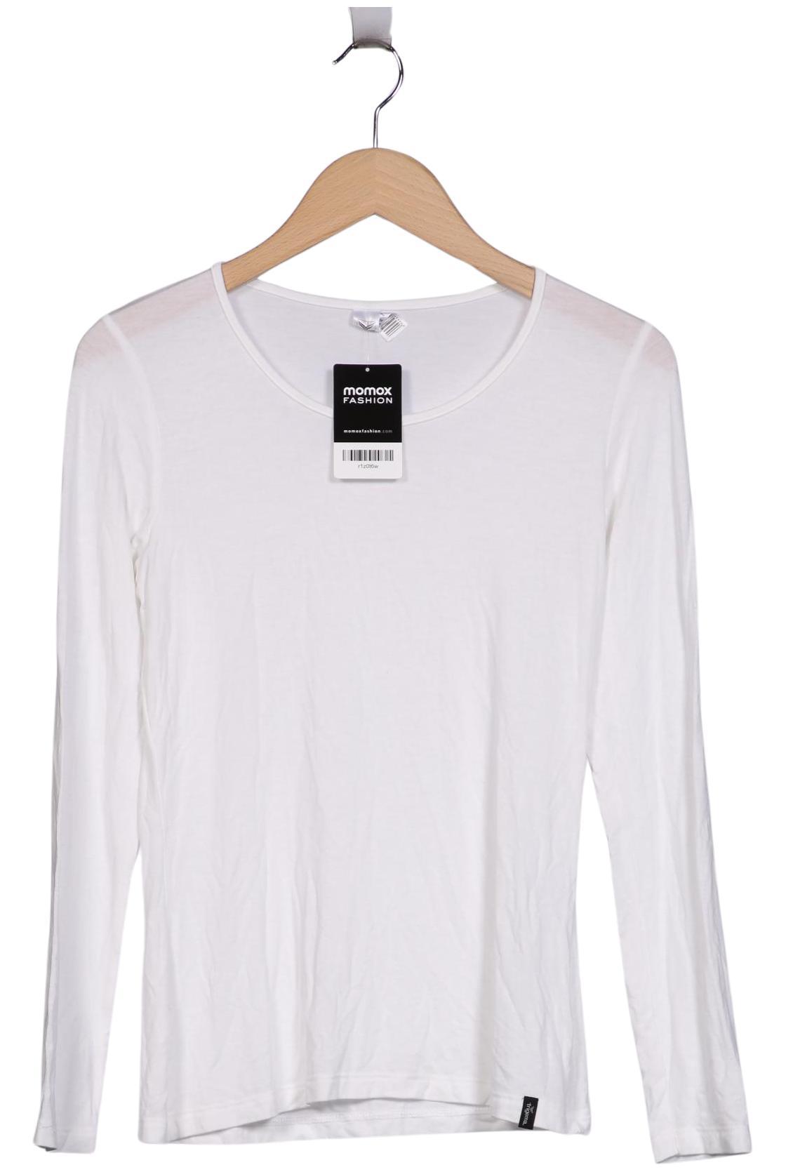 

Trigema Damen Langarmshirt, weiß, Gr. 36