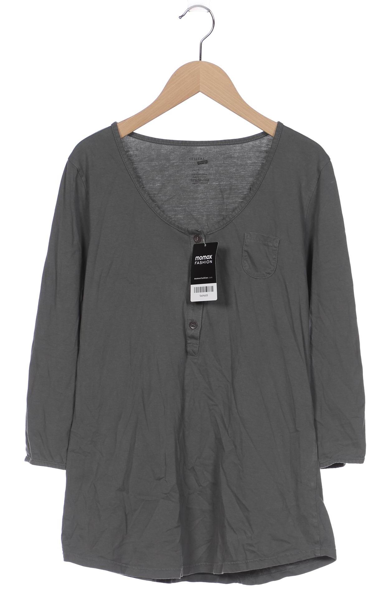 

Trigema Damen Langarmshirt, grau, Gr. 42