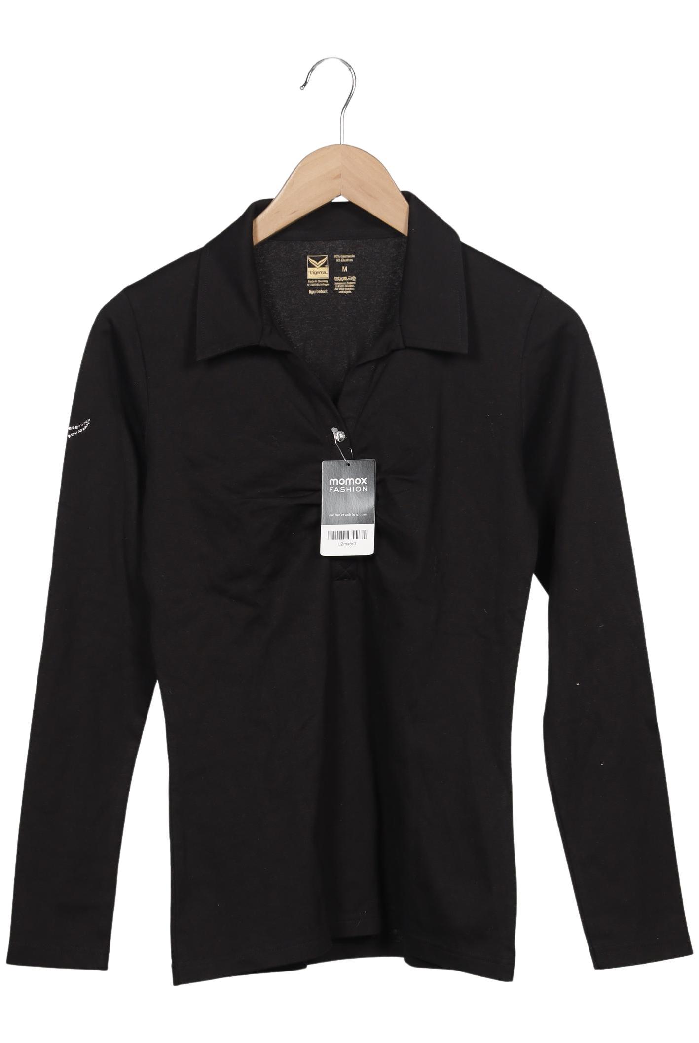 

Trigema Damen Langarmshirt, schwarz, Gr. 38