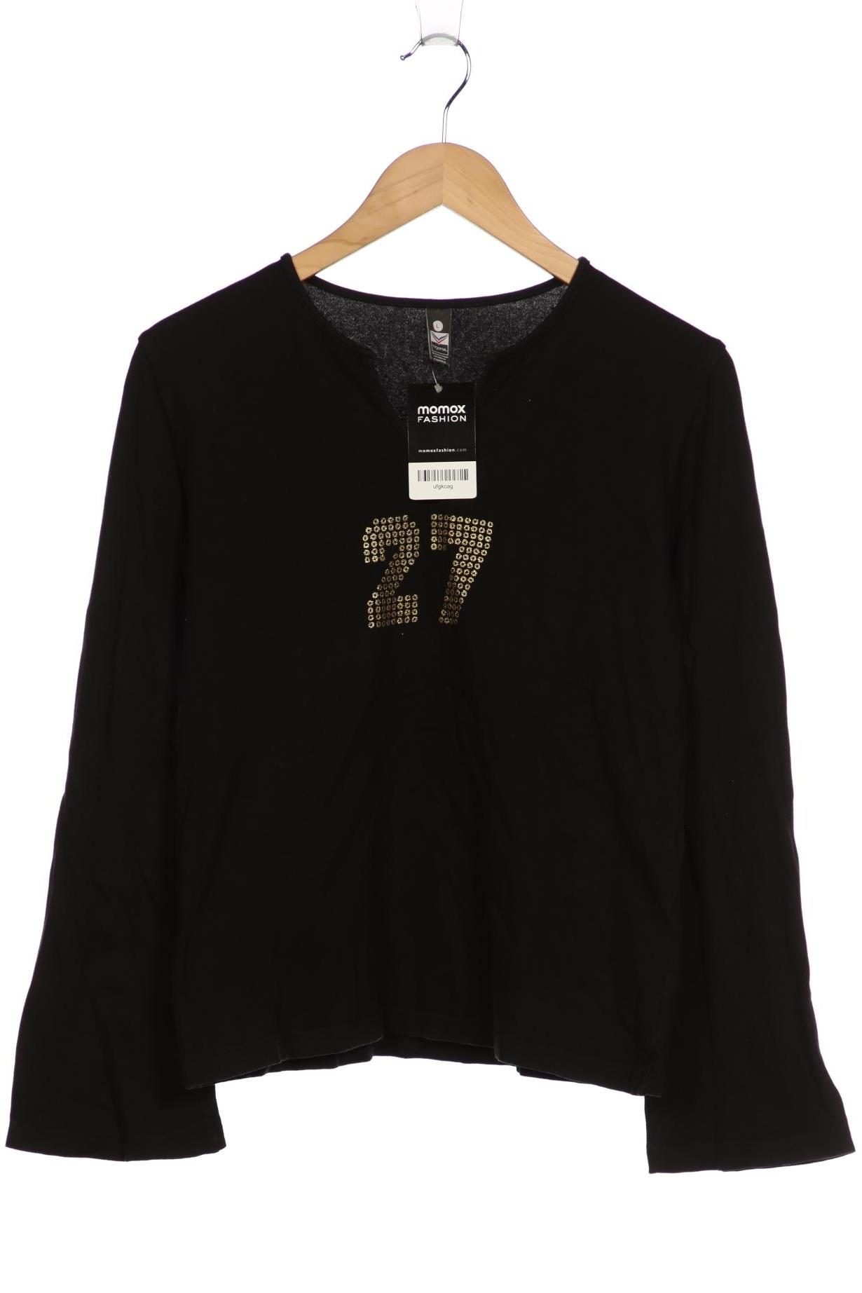

Trigema Damen Langarmshirt, schwarz, Gr. 42