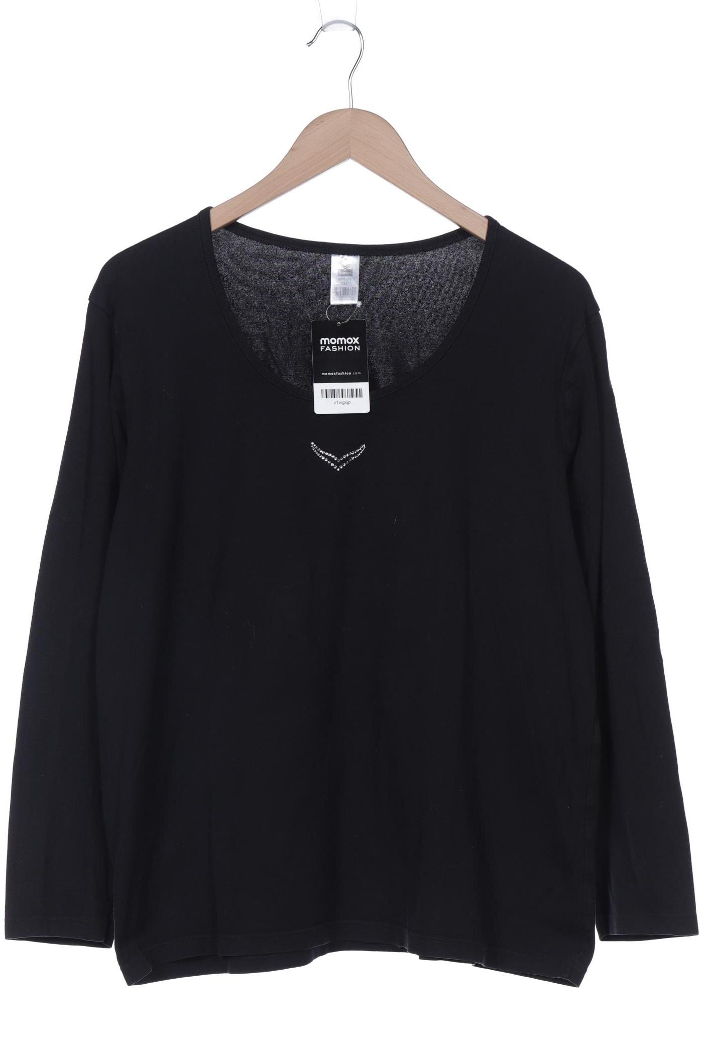 

Trigema Damen Langarmshirt, schwarz, Gr. 46