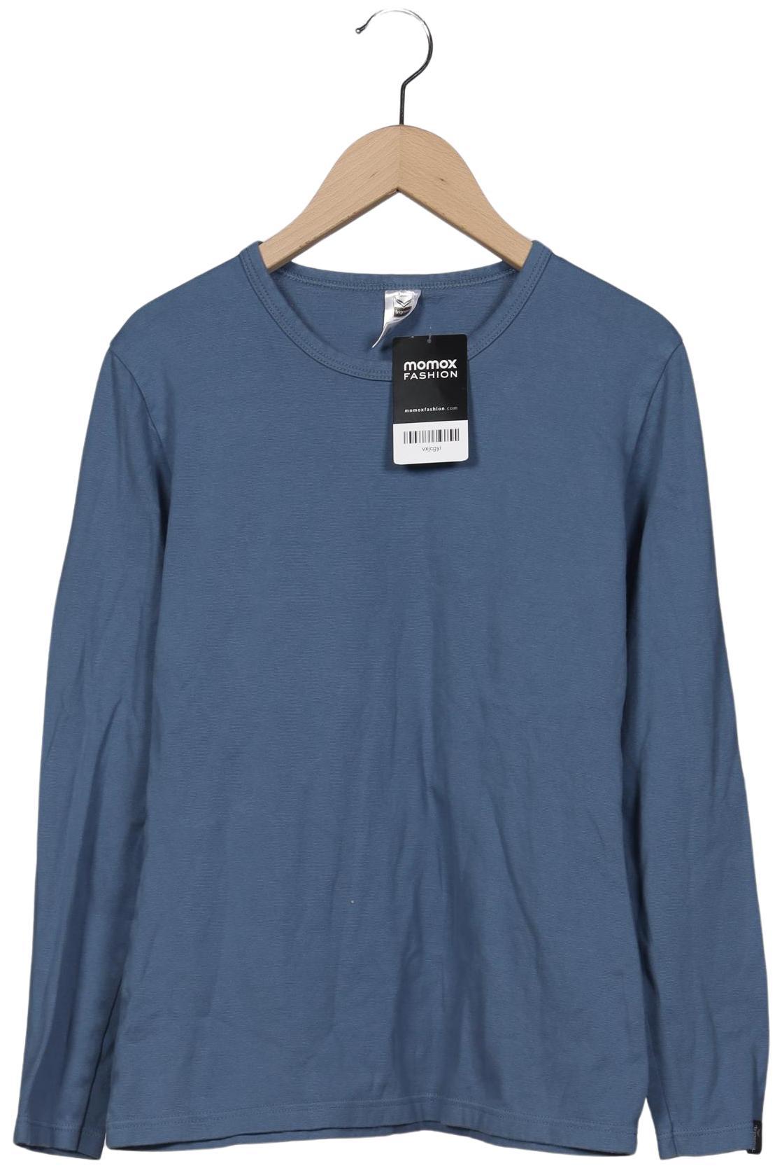 

Trigema Damen Langarmshirt, blau, Gr. 36