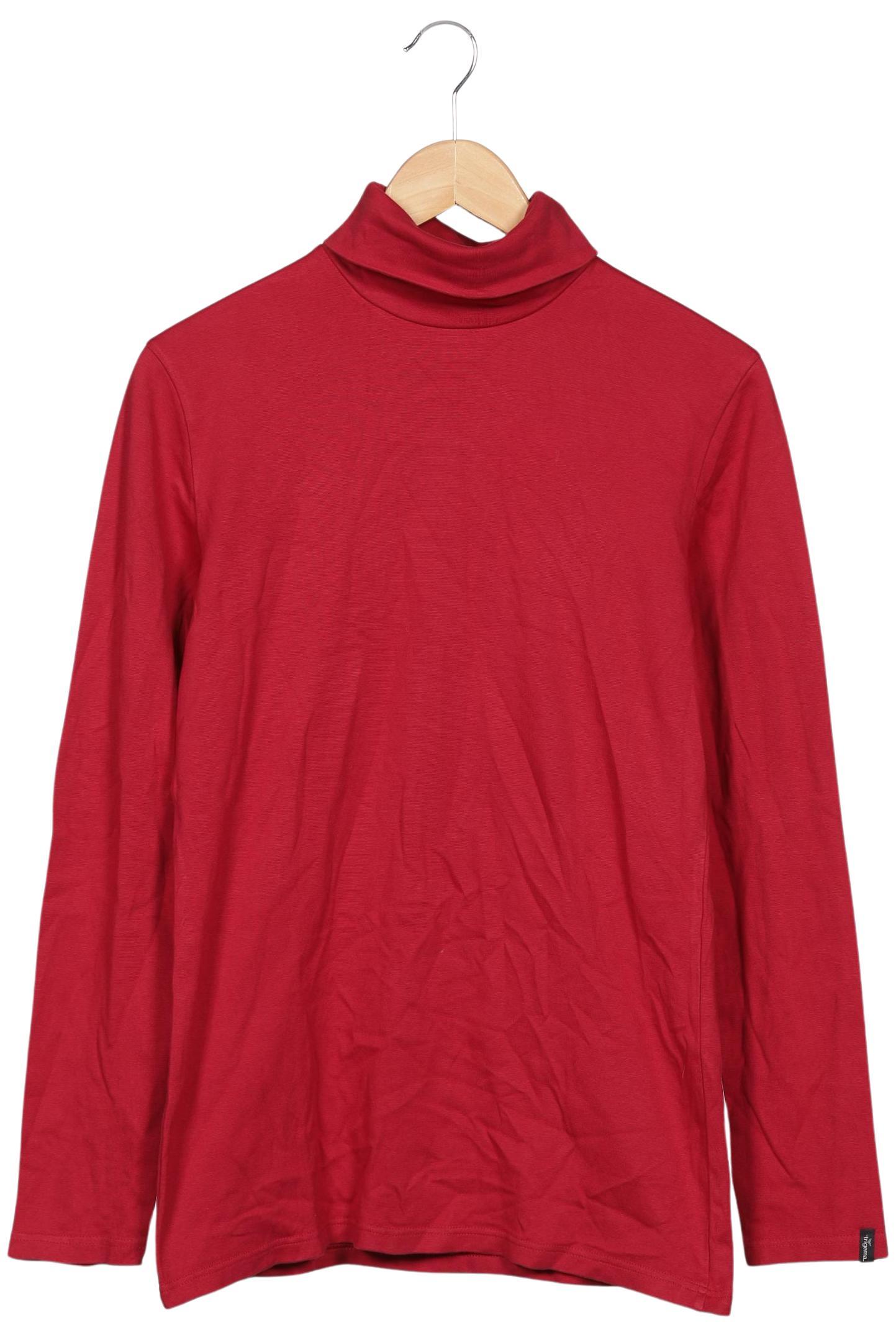 

Trigema Damen Langarmshirt, rot, Gr. 42