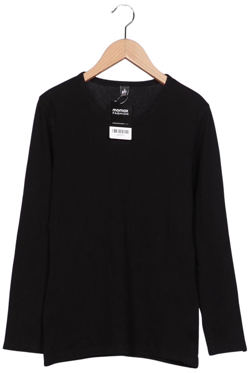 

Trigema Damen Langarmshirt, schwarz, Gr. 36