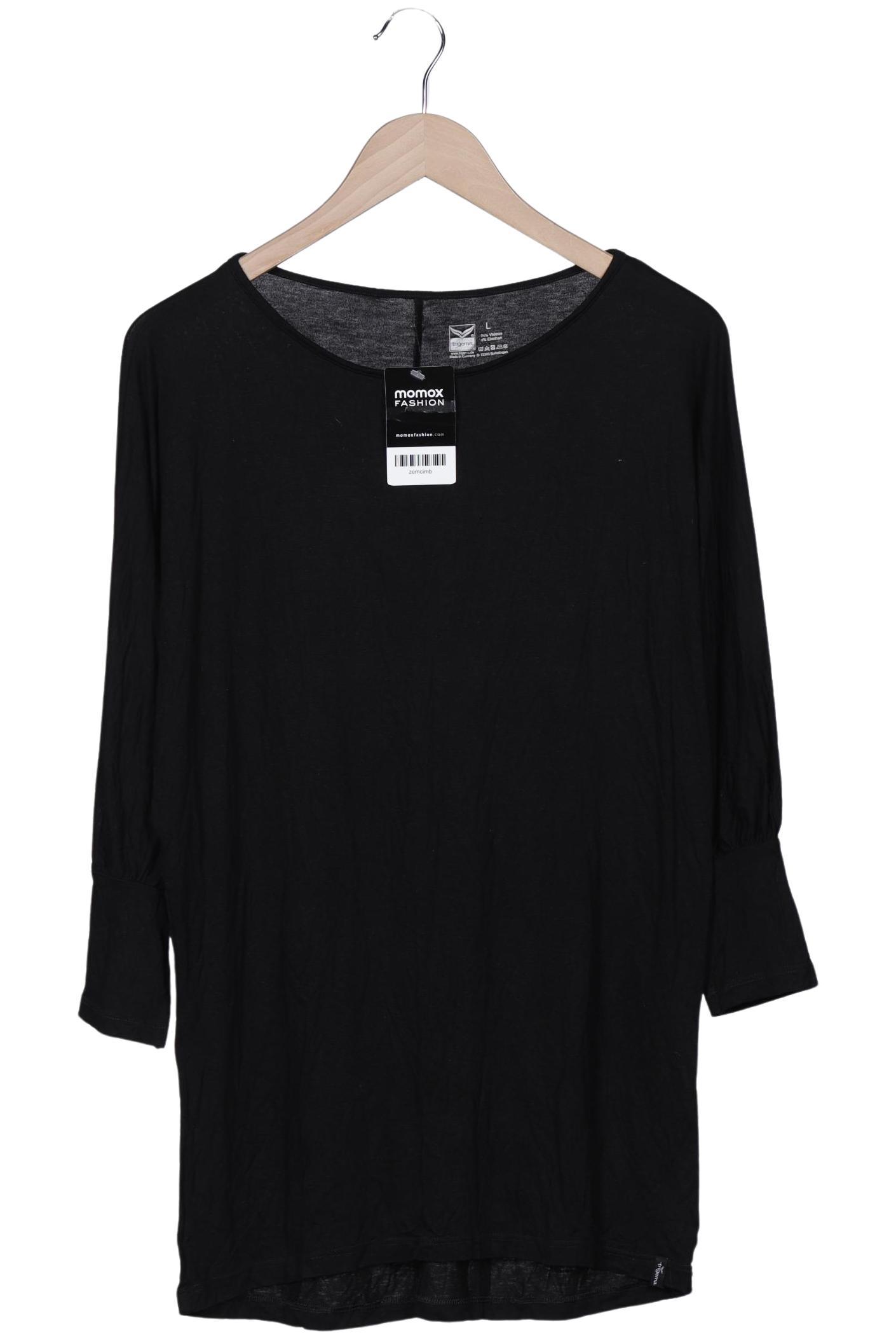 

Trigema Damen Langarmshirt, schwarz, Gr. 42