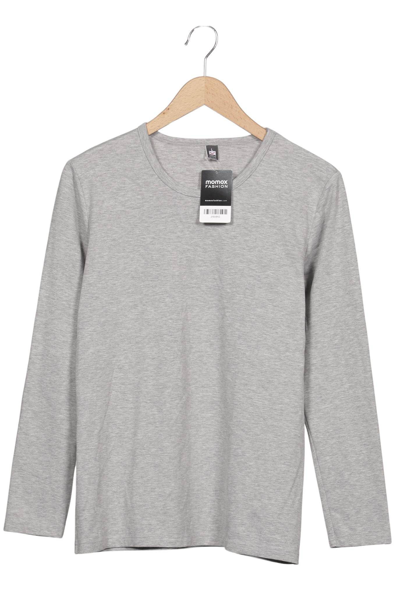 

Trigema Damen Langarmshirt, grau, Gr. 42