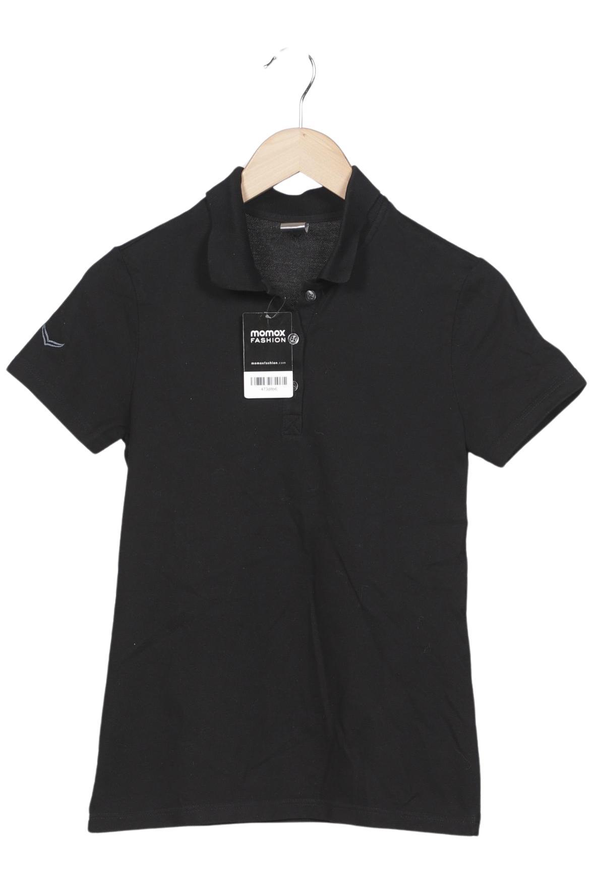 

Trigema Damen Poloshirt, schwarz, Gr. 36