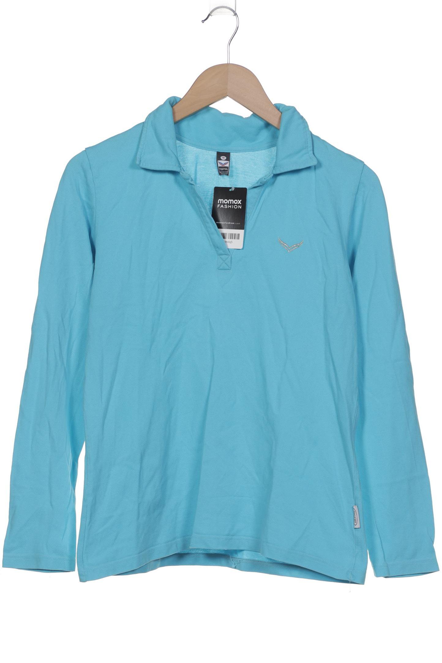 

Trigema Damen Poloshirt, blau, Gr. 38