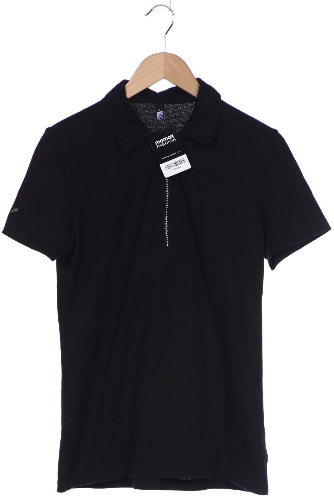 

Trigema Damen Poloshirt, schwarz, Gr. 42