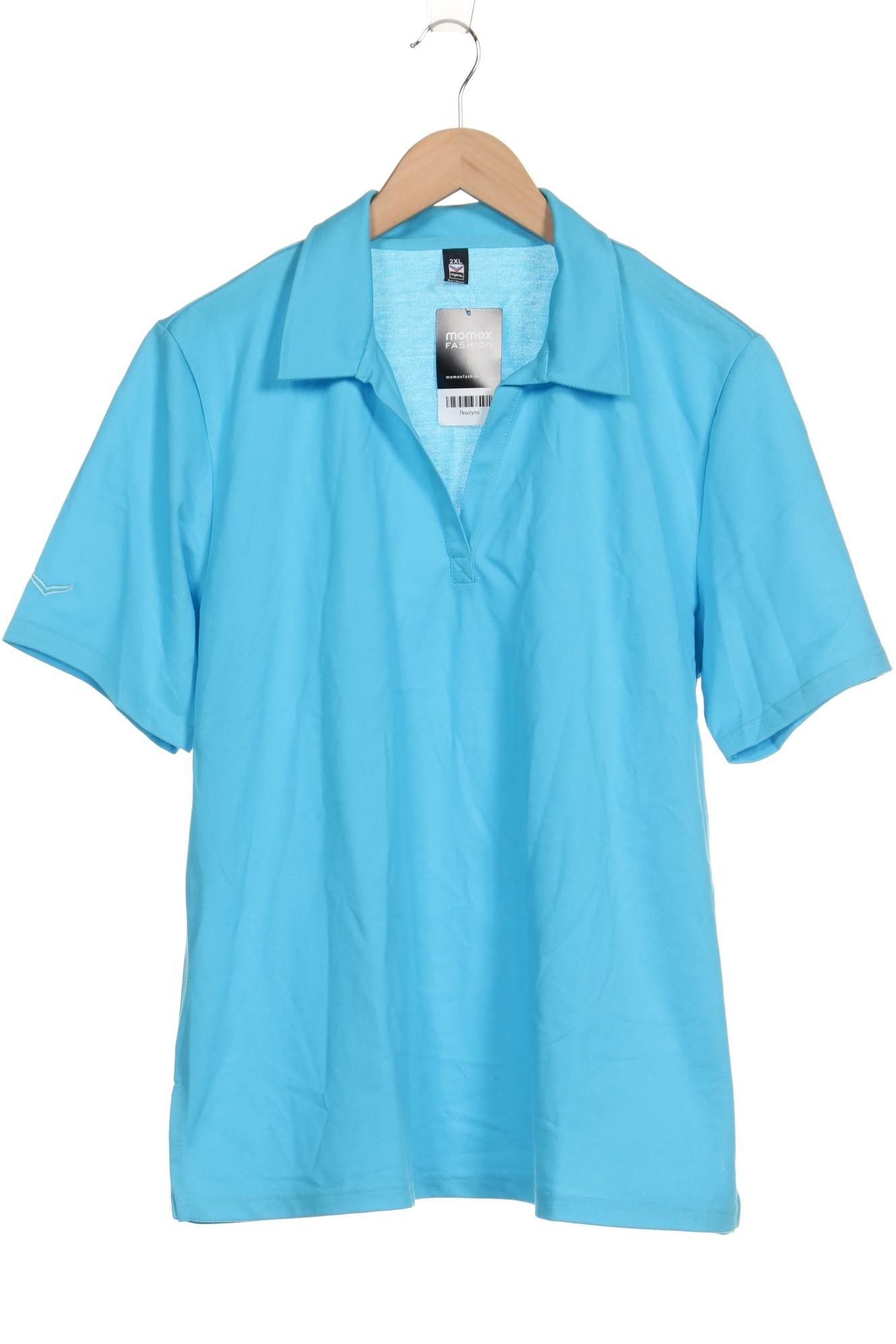 

Trigema Damen Poloshirt, blau, Gr. 46