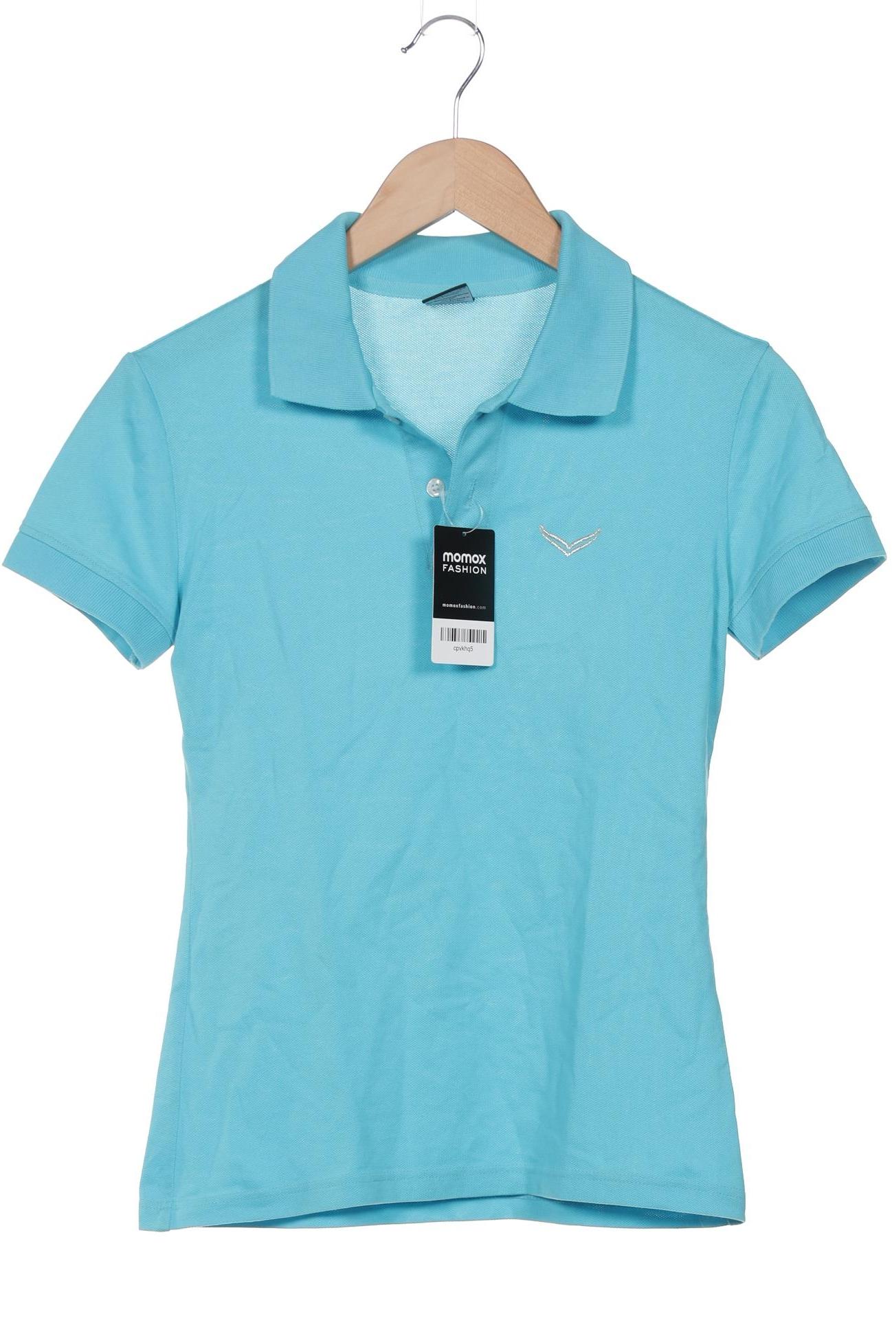 

Trigema Damen Poloshirt, blau, Gr. 36