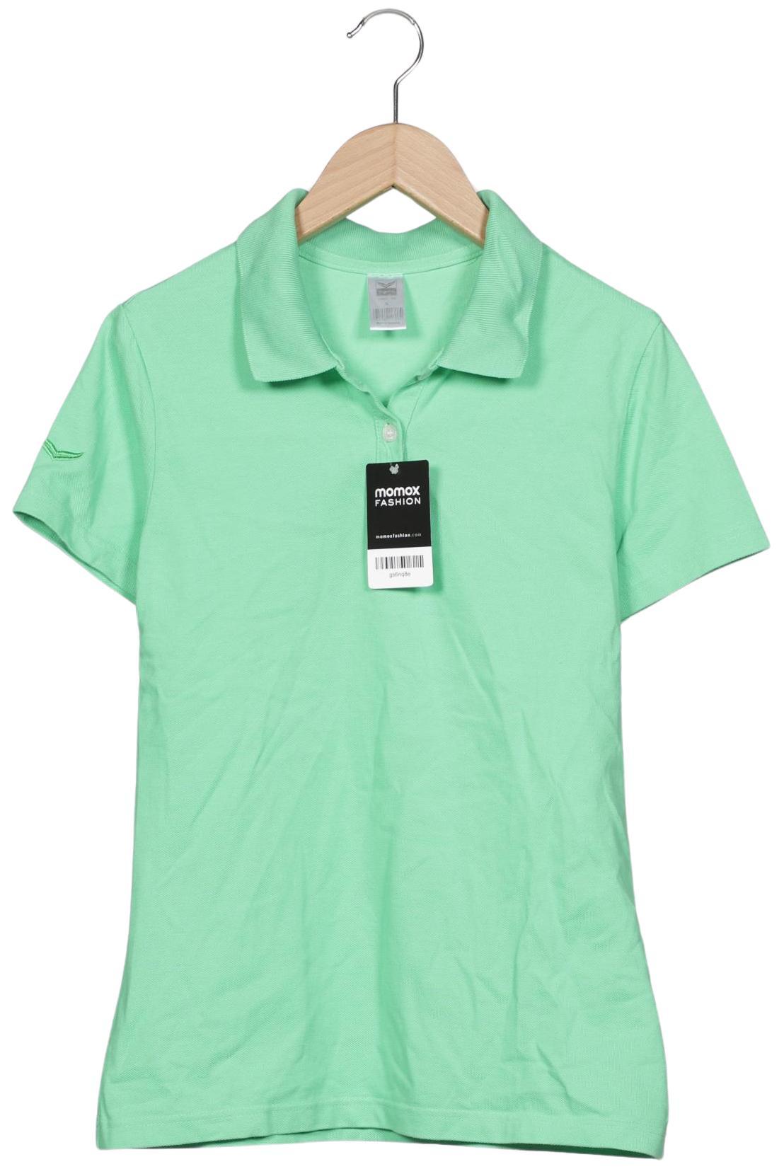

Trigema Damen Poloshirt, hellgrün, Gr. 36