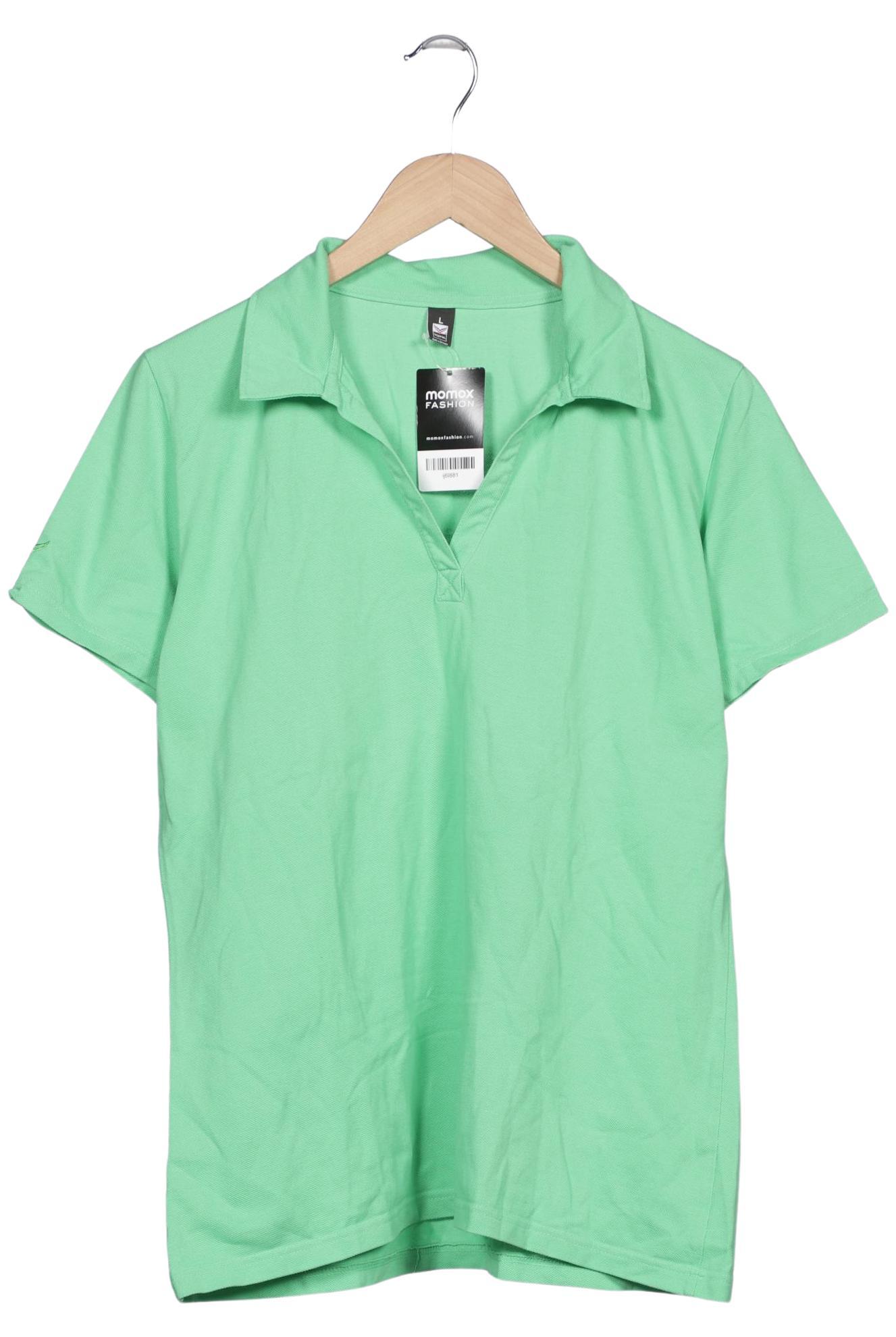 

Trigema Damen Poloshirt, hellgrün, Gr. 42