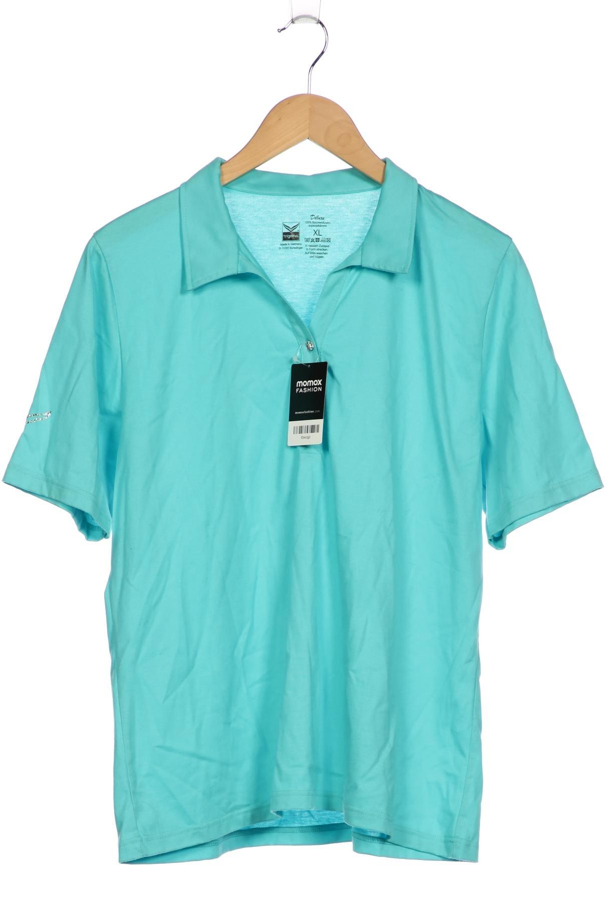 

Trigema Damen Poloshirt, türkis, Gr. 44