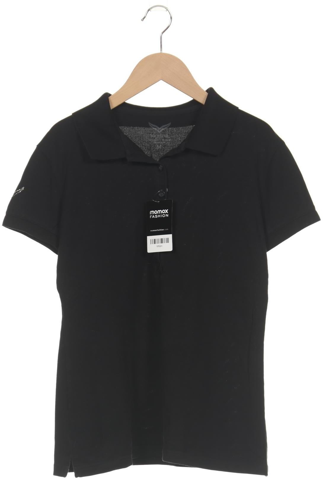 

Trigema Damen Poloshirt, schwarz, Gr. 38