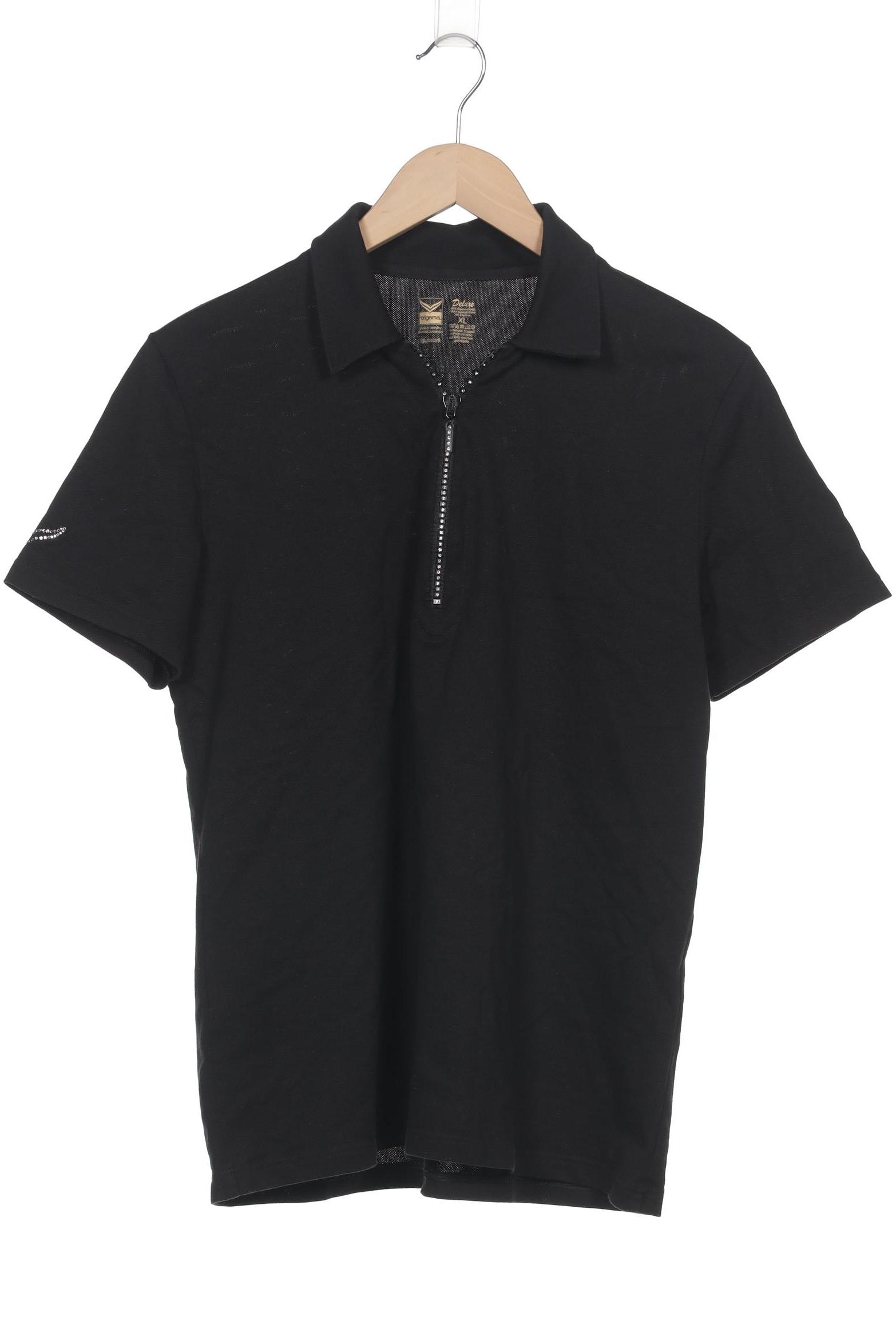 

Trigema Damen Poloshirt, schwarz, Gr. 44
