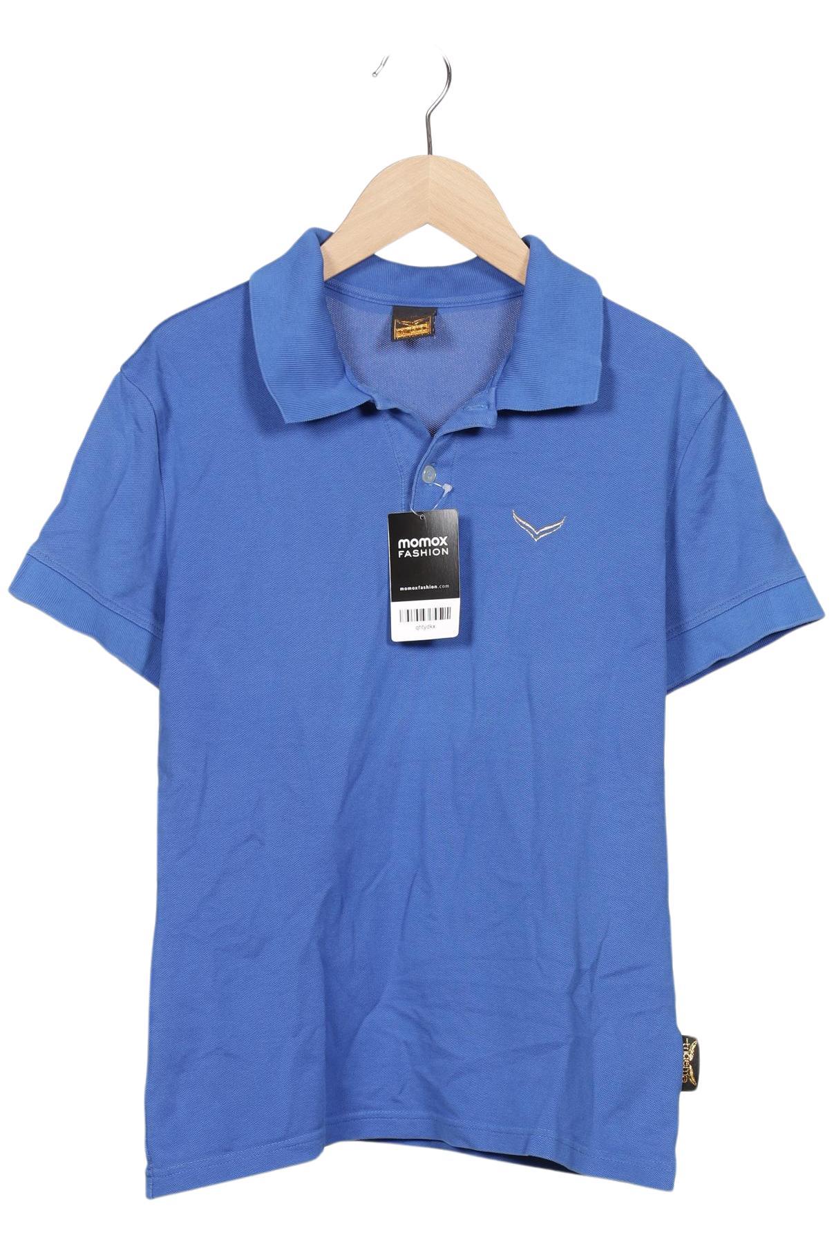 

Trigema Damen Poloshirt, blau, Gr. 38