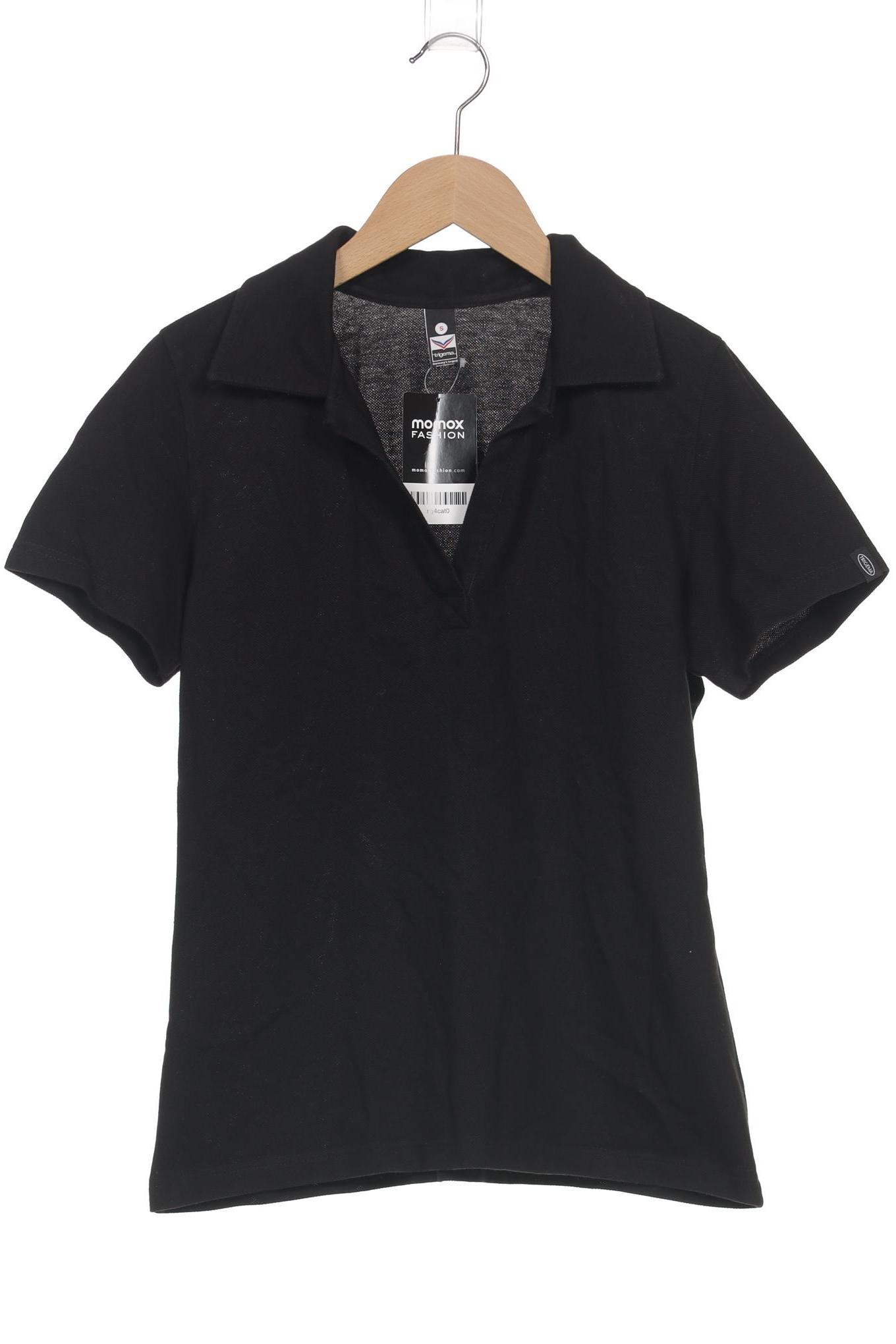 

Trigema Damen Poloshirt, schwarz, Gr. 36