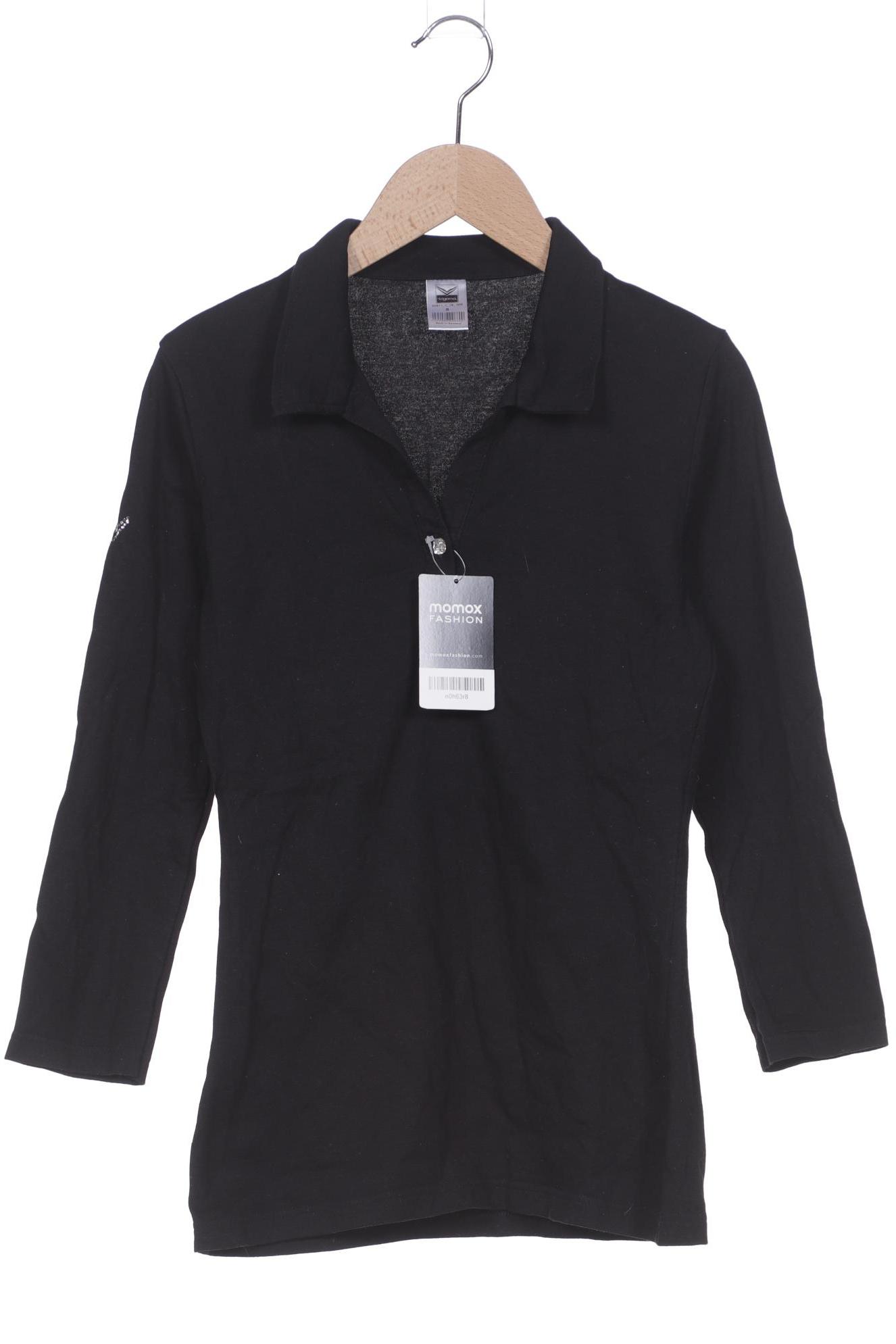

Trigema Damen Poloshirt, schwarz, Gr. 36