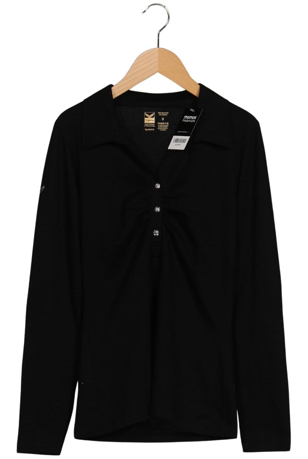 

Trigema Damen Poloshirt, schwarz, Gr. 36