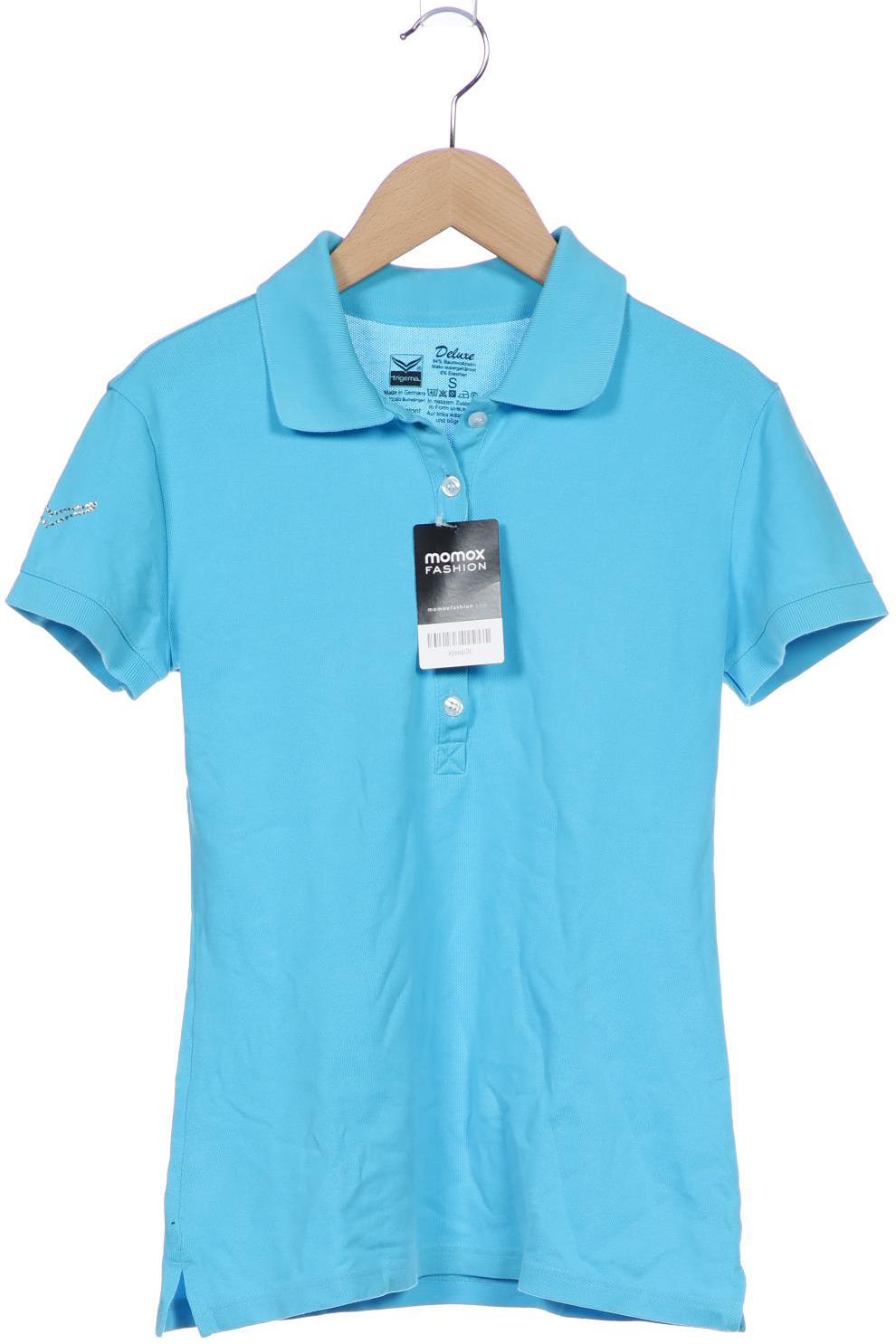 

Trigema Damen Poloshirt, blau, Gr. 36