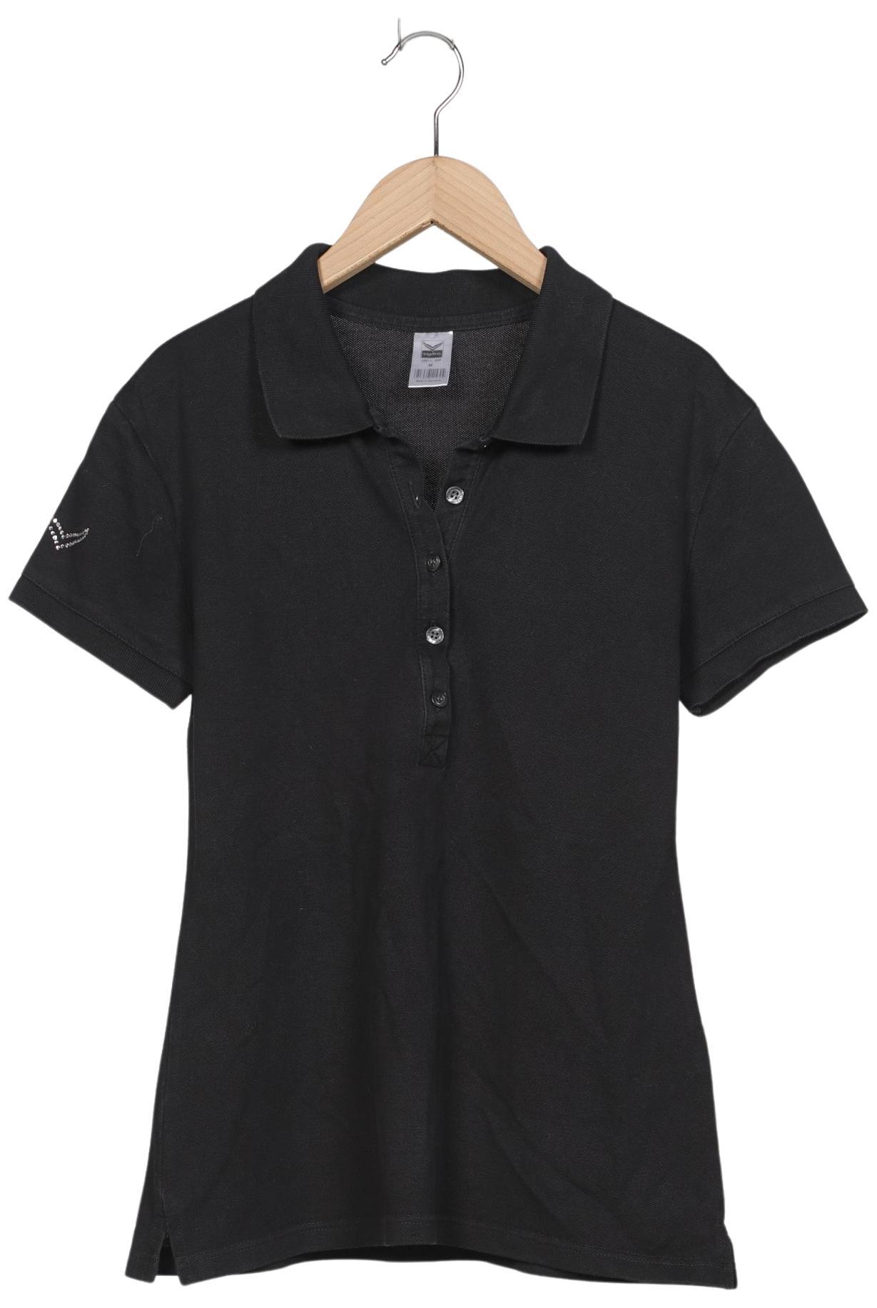 

Trigema Damen Poloshirt, schwarz, Gr. 38