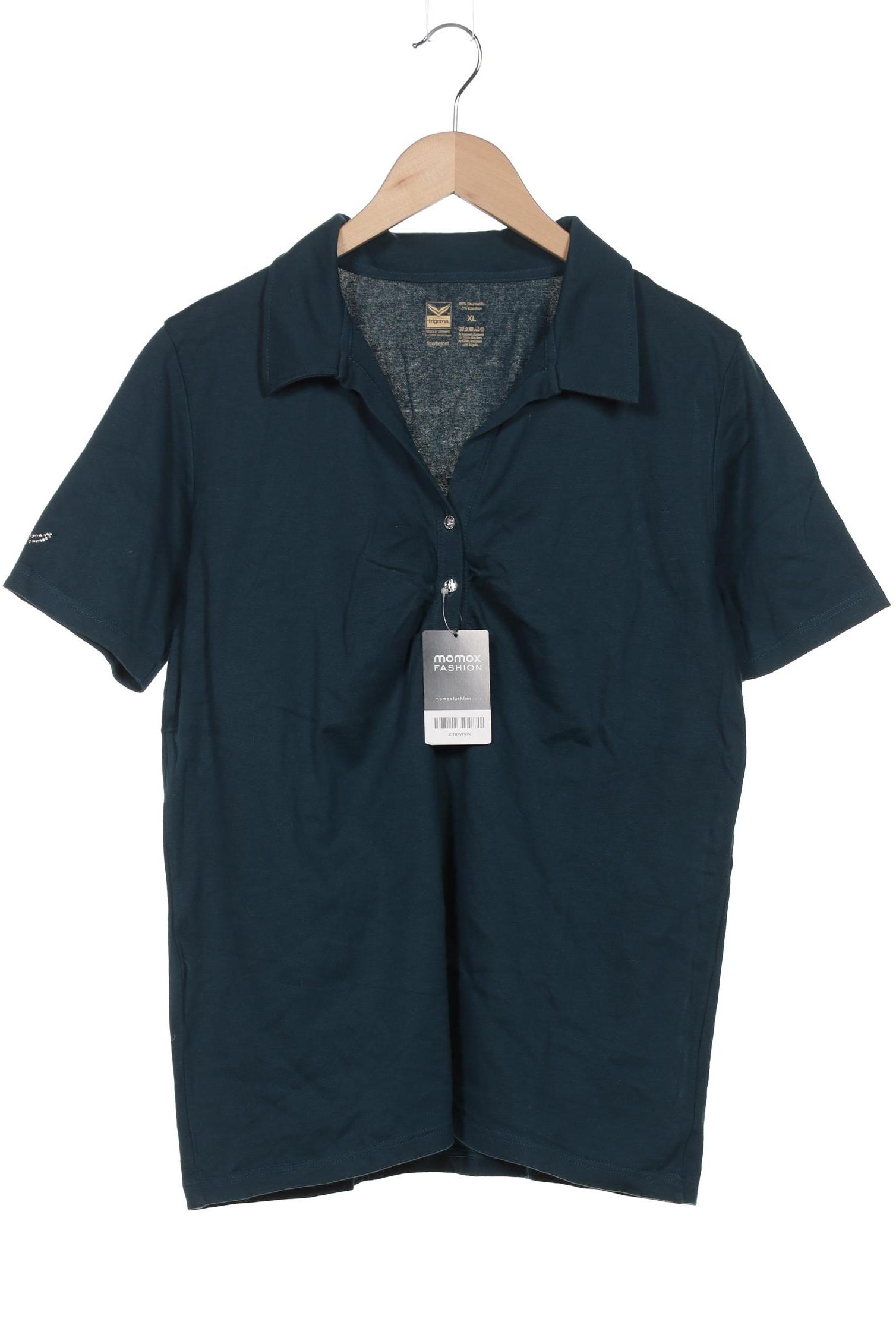 

Trigema Damen Poloshirt, türkis, Gr. 44