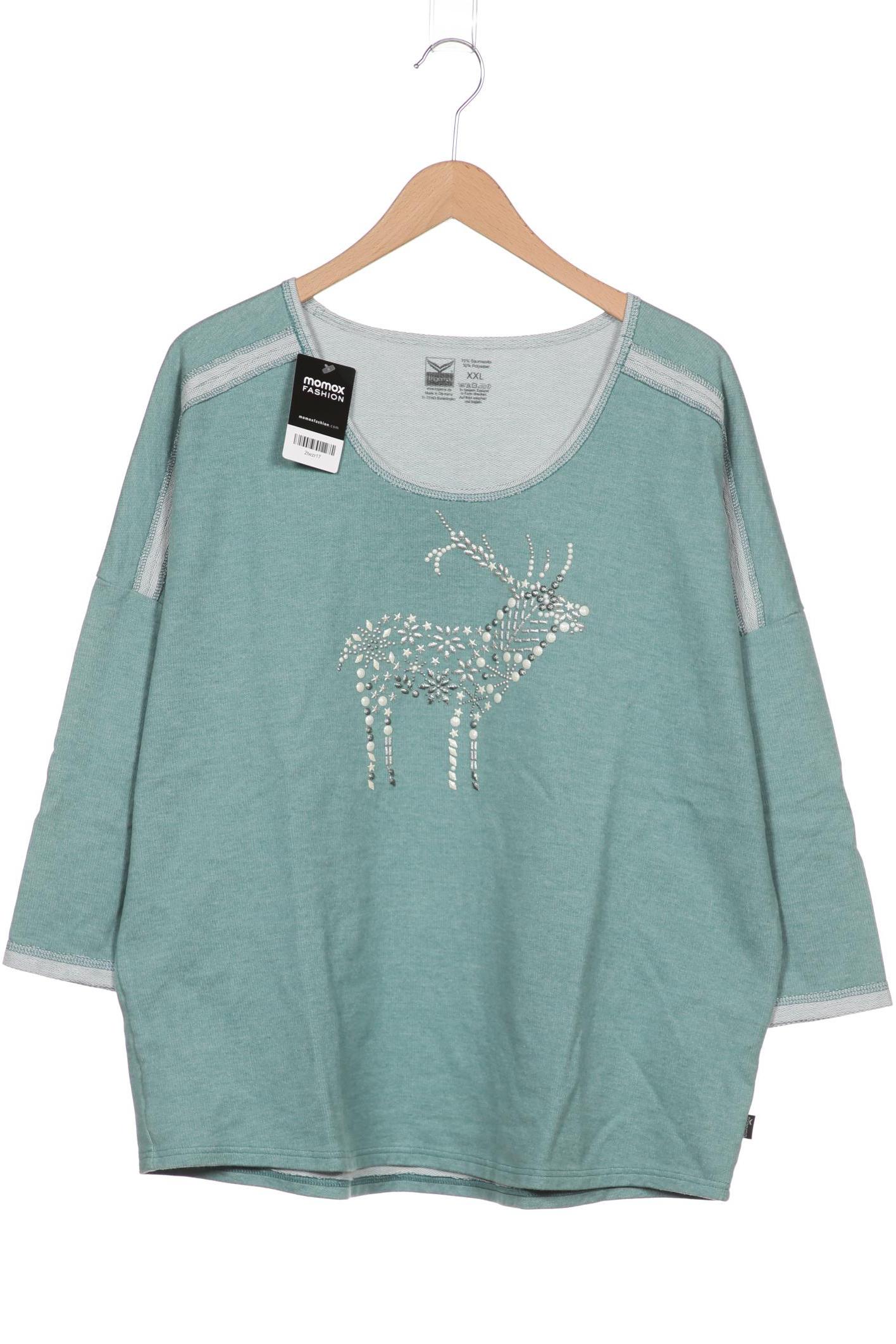 

Trigema Damen Sweatshirt, grün, Gr. 46