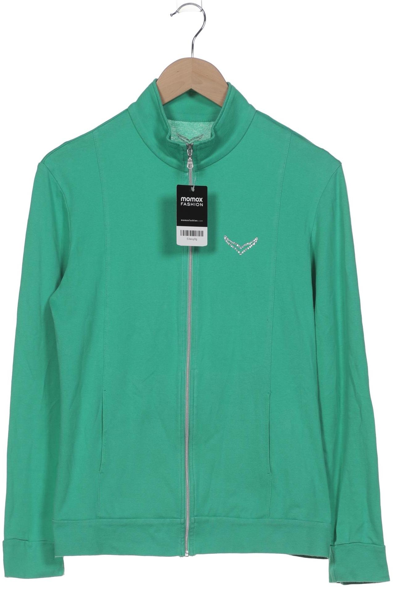 

Trigema Damen Sweatshirt, grün, Gr. 42