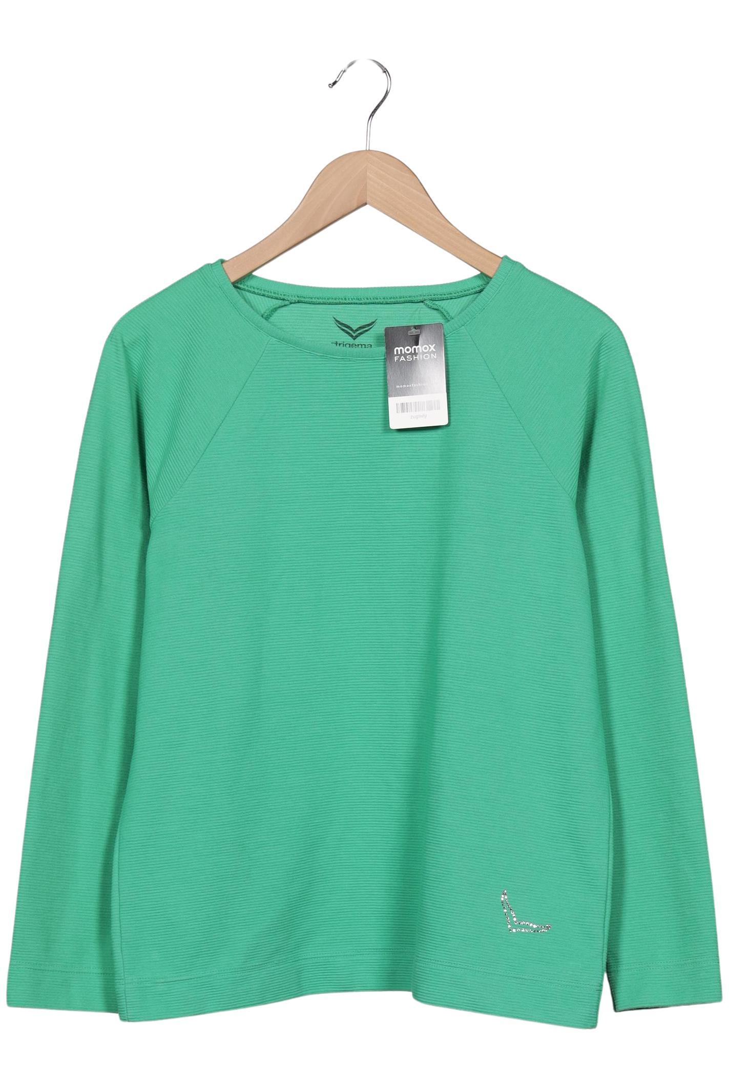 

Trigema Damen Sweatshirt, grün, Gr. 38