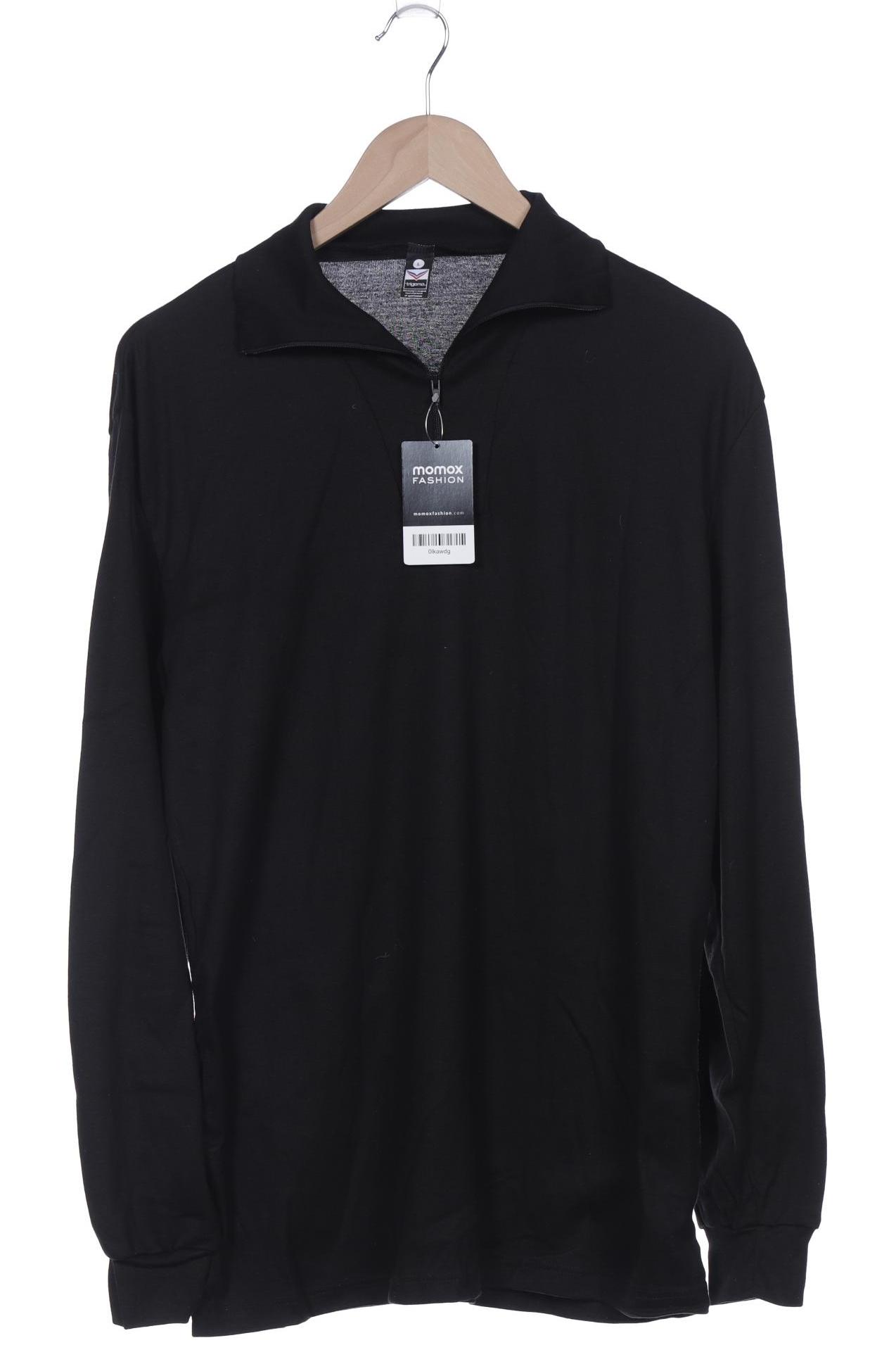 

Trigema Herren Langarmshirt, schwarz, Gr. 52