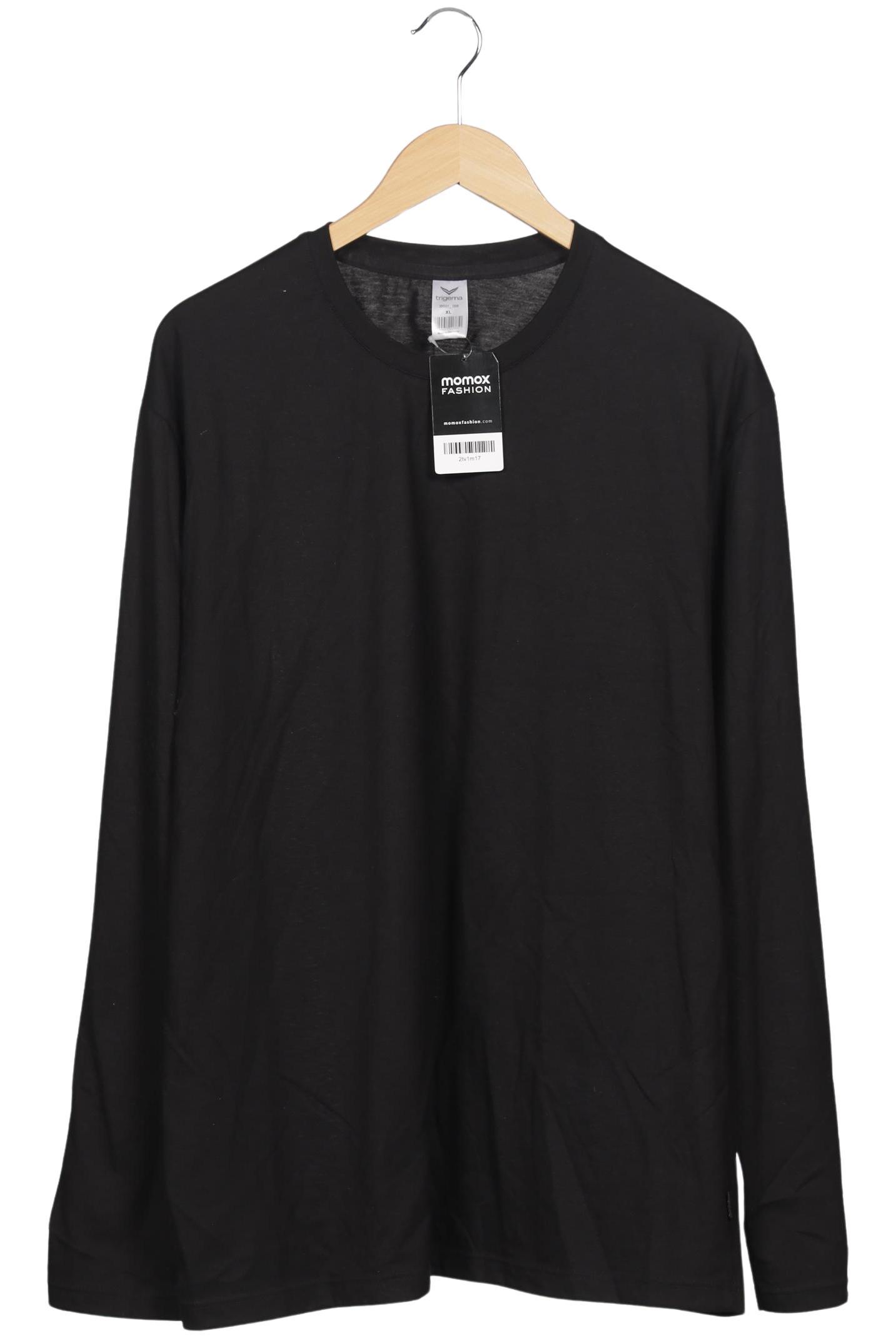 

Trigema Herren Langarmshirt, schwarz, Gr. 54