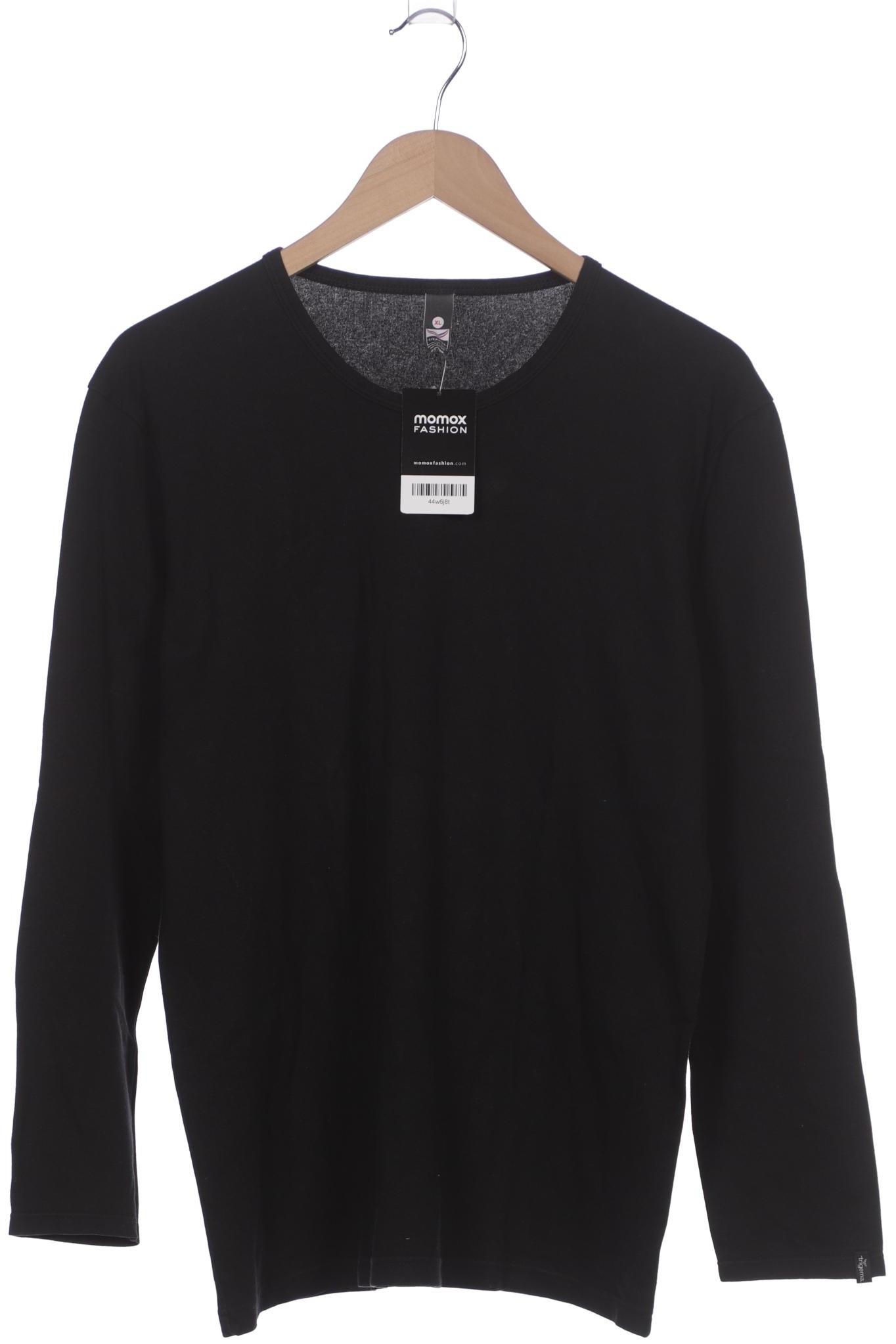 

Trigema Herren Langarmshirt, schwarz, Gr. 54