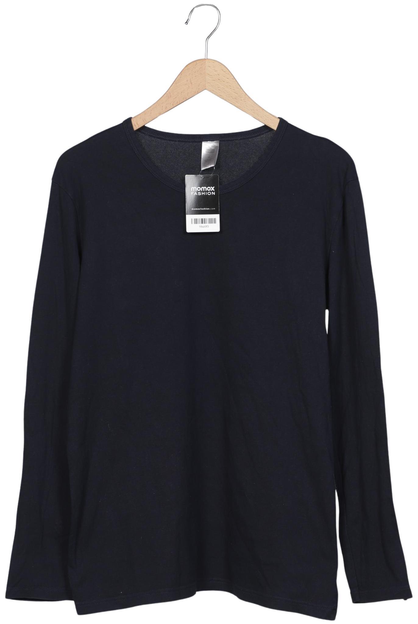 Thumbnail - Trigema Herren Langarmshirt, marineblau, Gr. 54