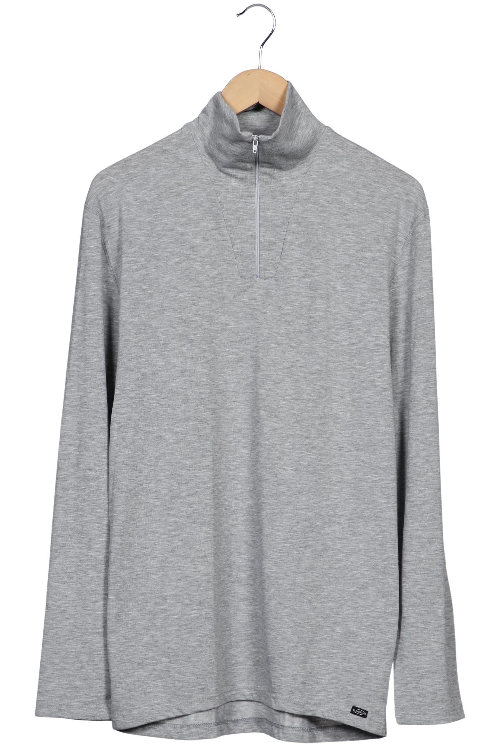 

Trigema Herren Langarmshirt, grau, Gr. 56