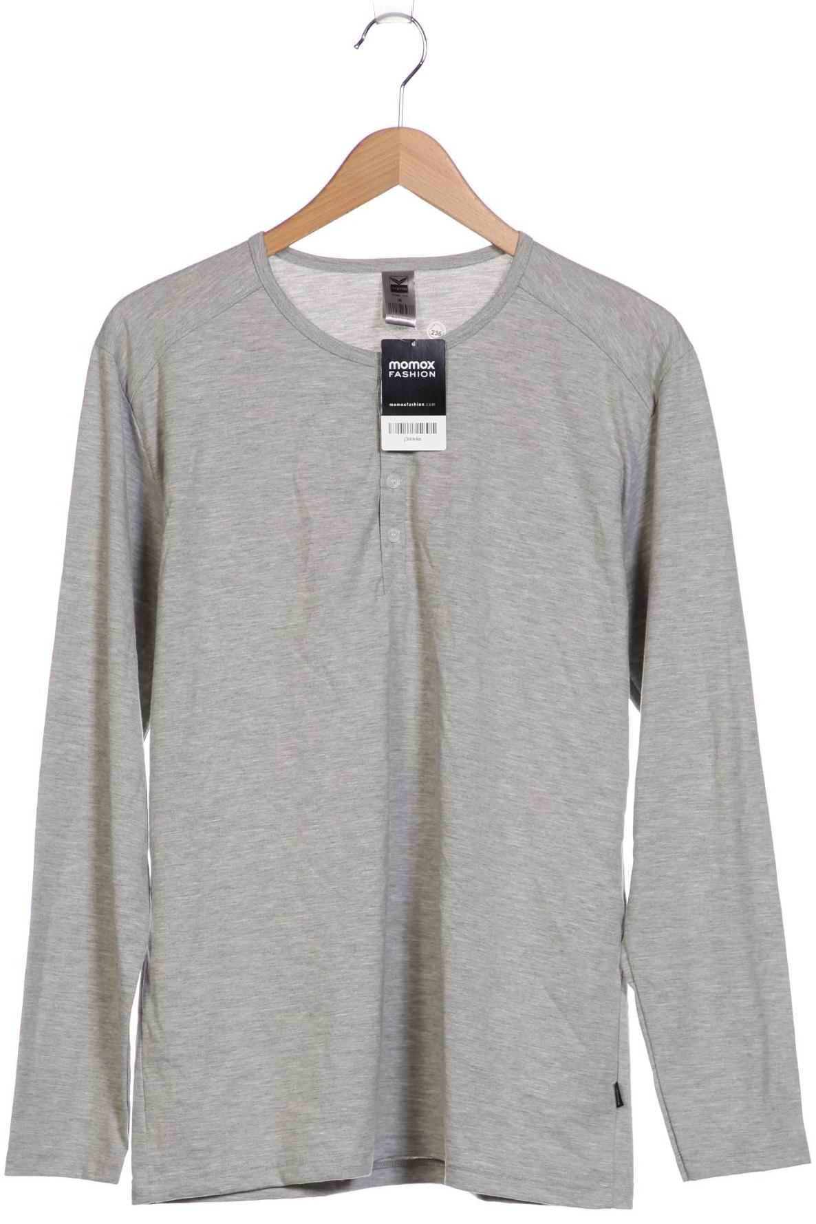 

Trigema Herren Langarmshirt, grau, Gr. 48