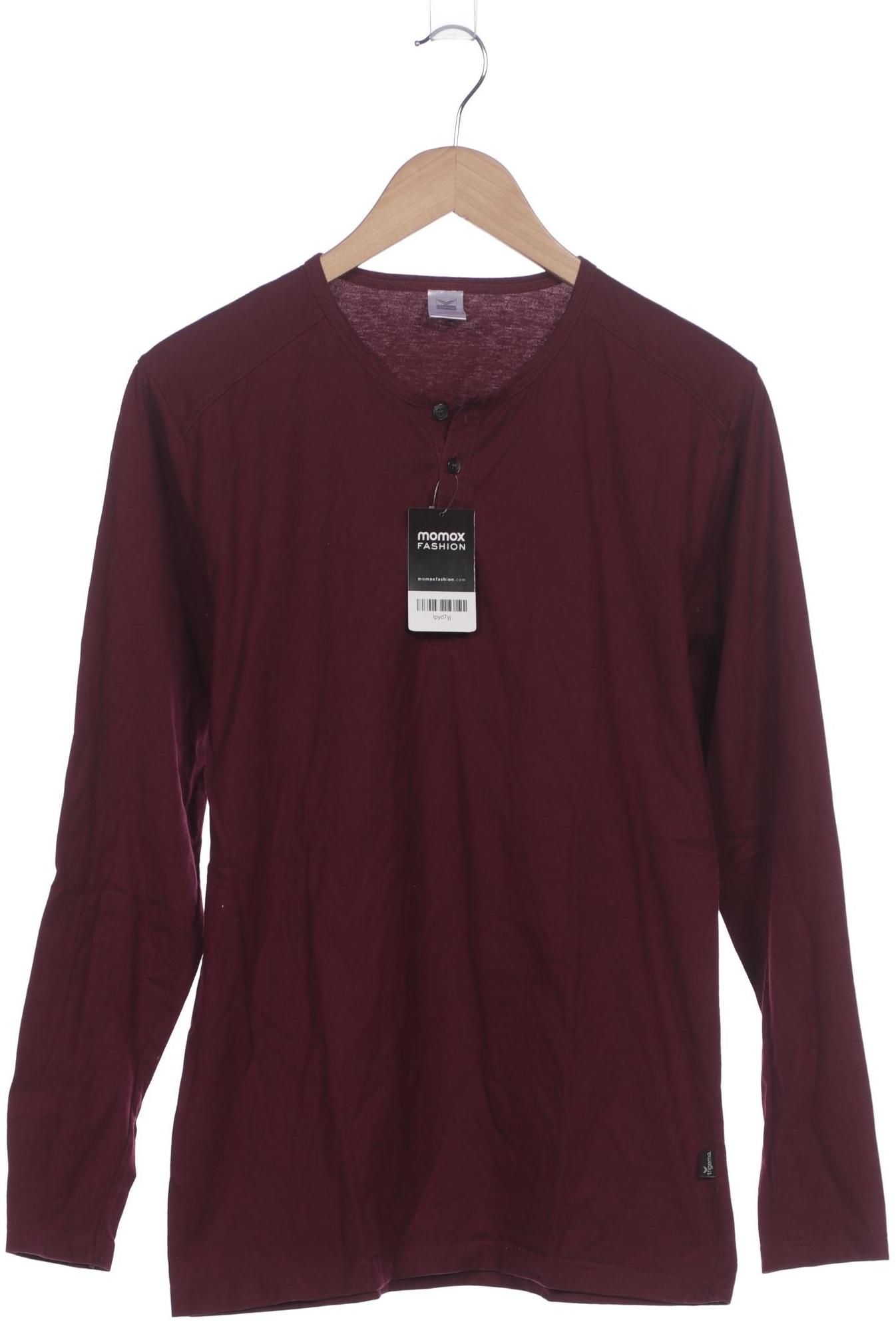 

Trigema Herren Langarmshirt, bordeaux, Gr. 48