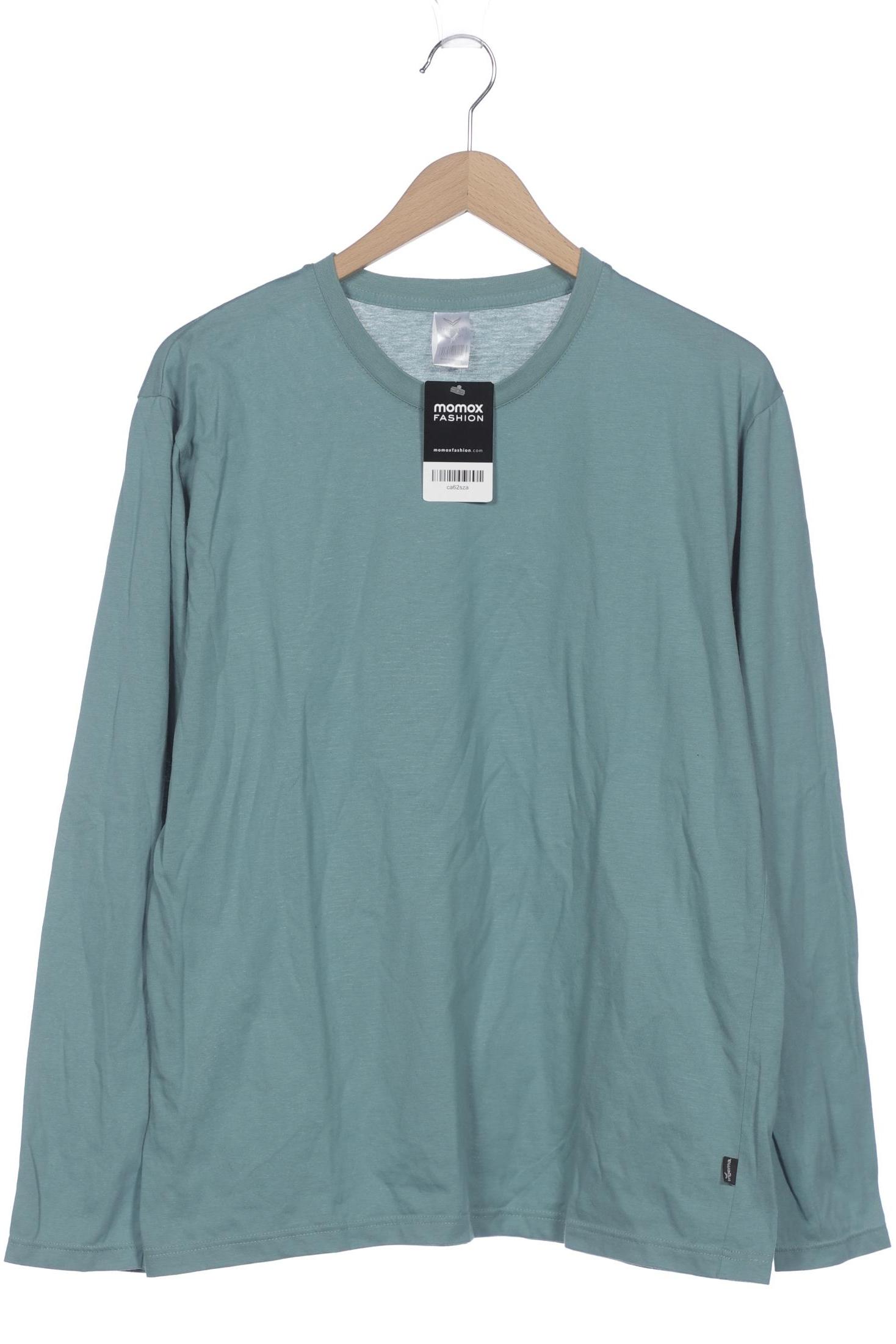 

Trigema Herren Langarmshirt, türkis, Gr. 52
