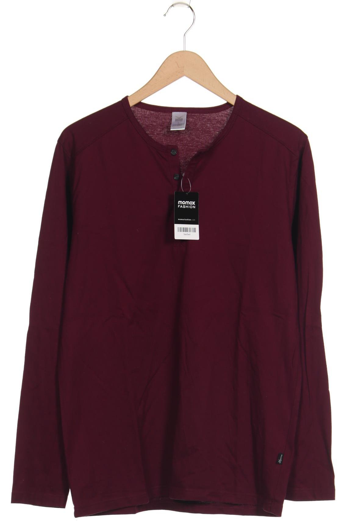 

Trigema Herren Langarmshirt, bordeaux, Gr. 48