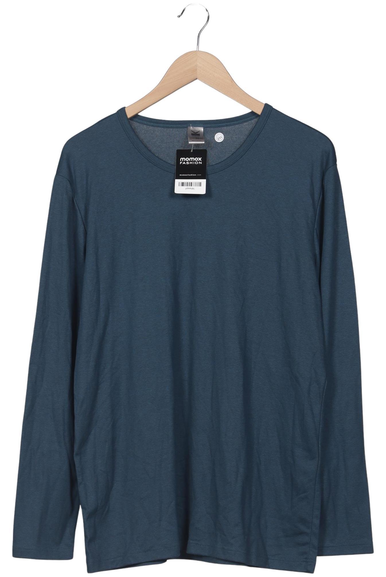 

Trigema Herren Langarmshirt, blau, Gr. 54