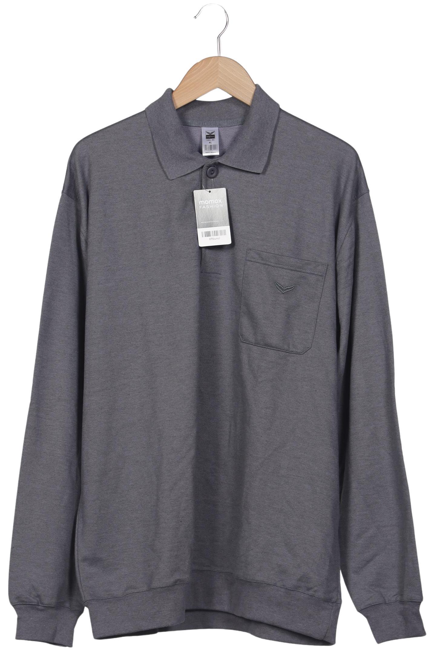 Thumbnail - Trigema Herren Poloshirt, grau, Gr. 54