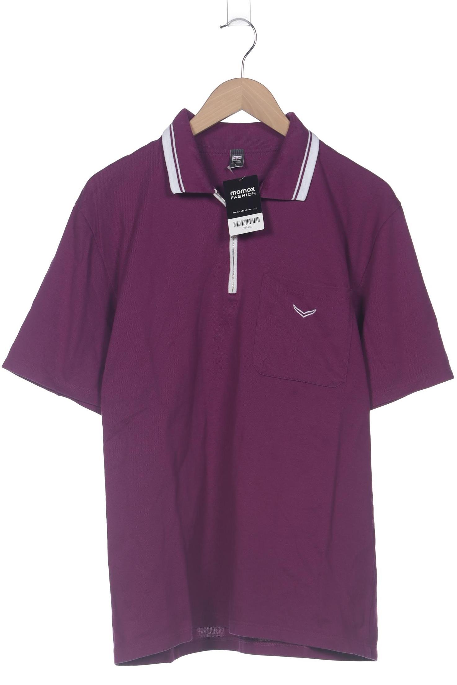

Trigema Herren Poloshirt, flieder, Gr. 52