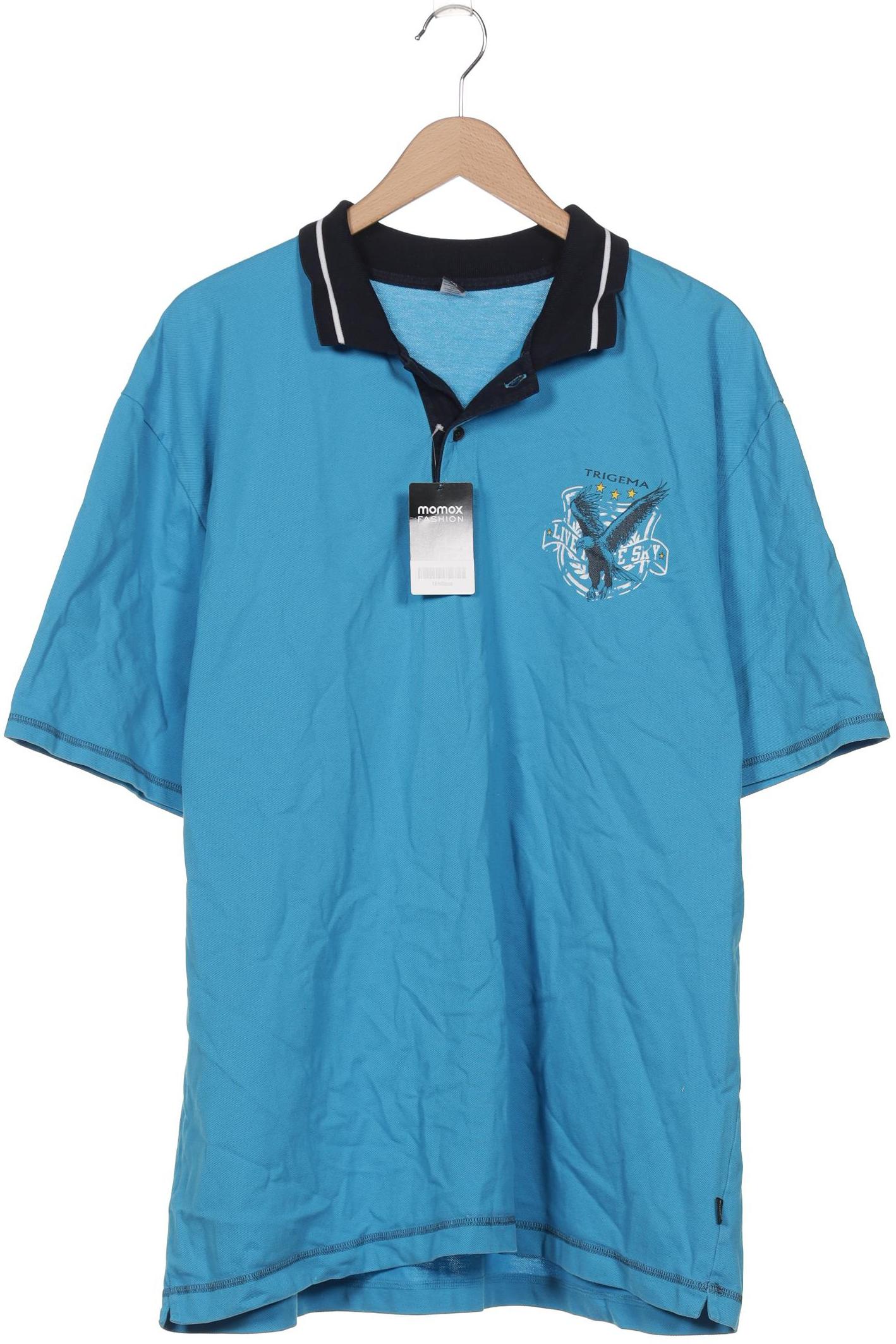 

Trigema Herren Poloshirt, blau, Gr. 58