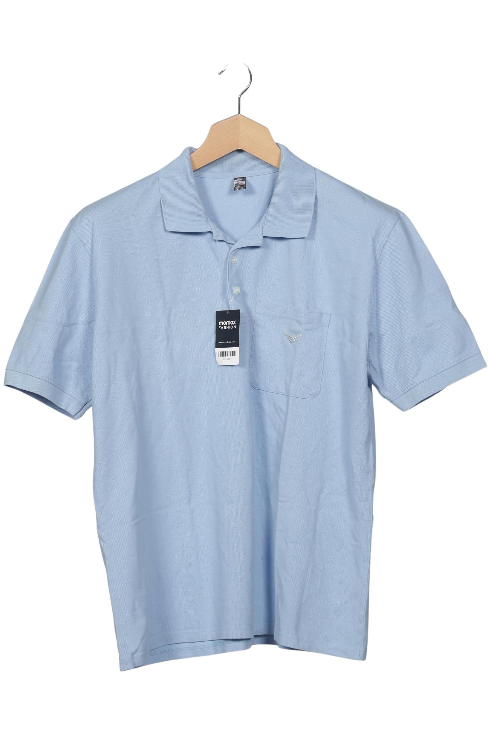 

Trigema Herren Poloshirt, hellblau, Gr. 56