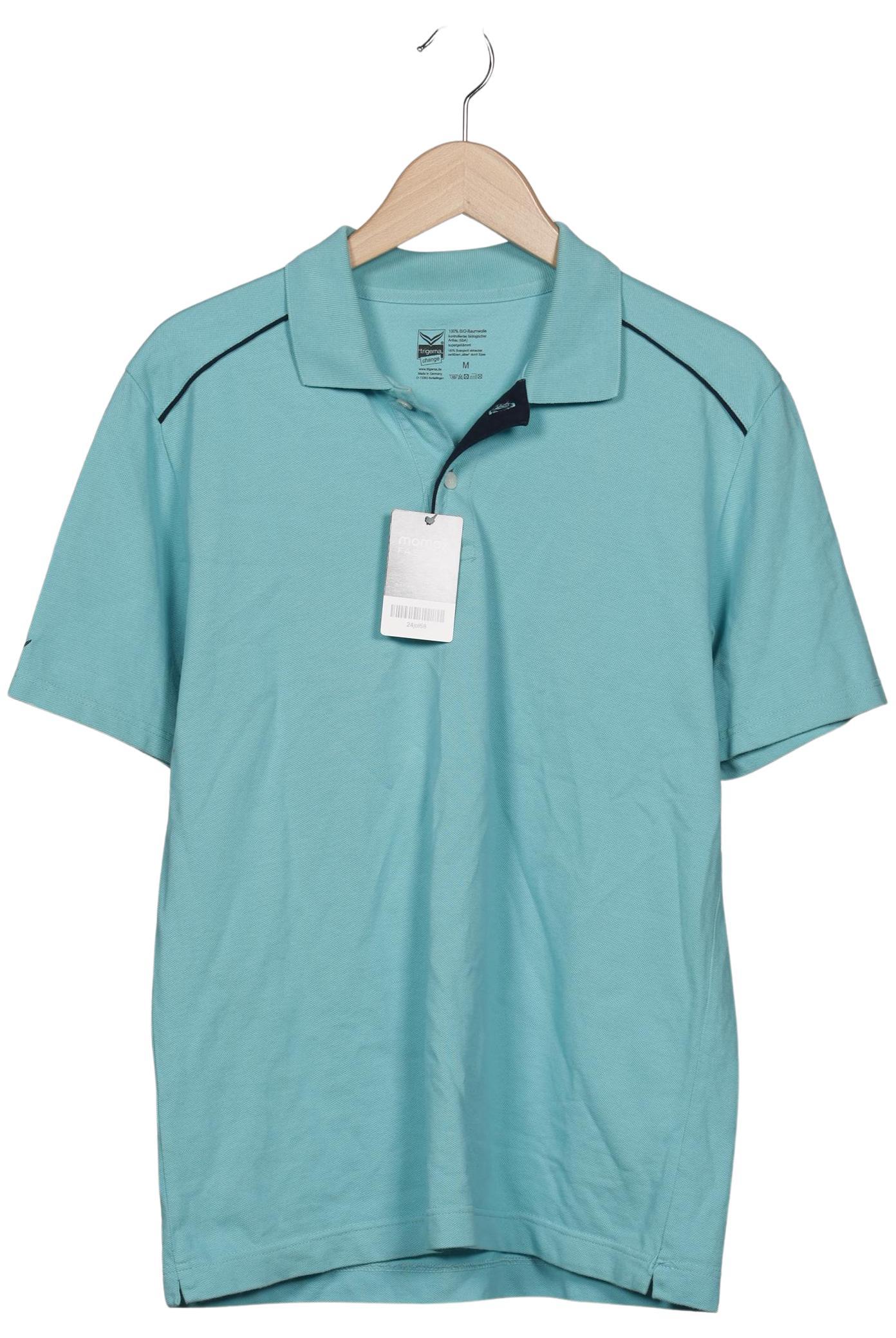 Thumbnail - Trigema Herren Poloshirt, türkis, Gr. 48