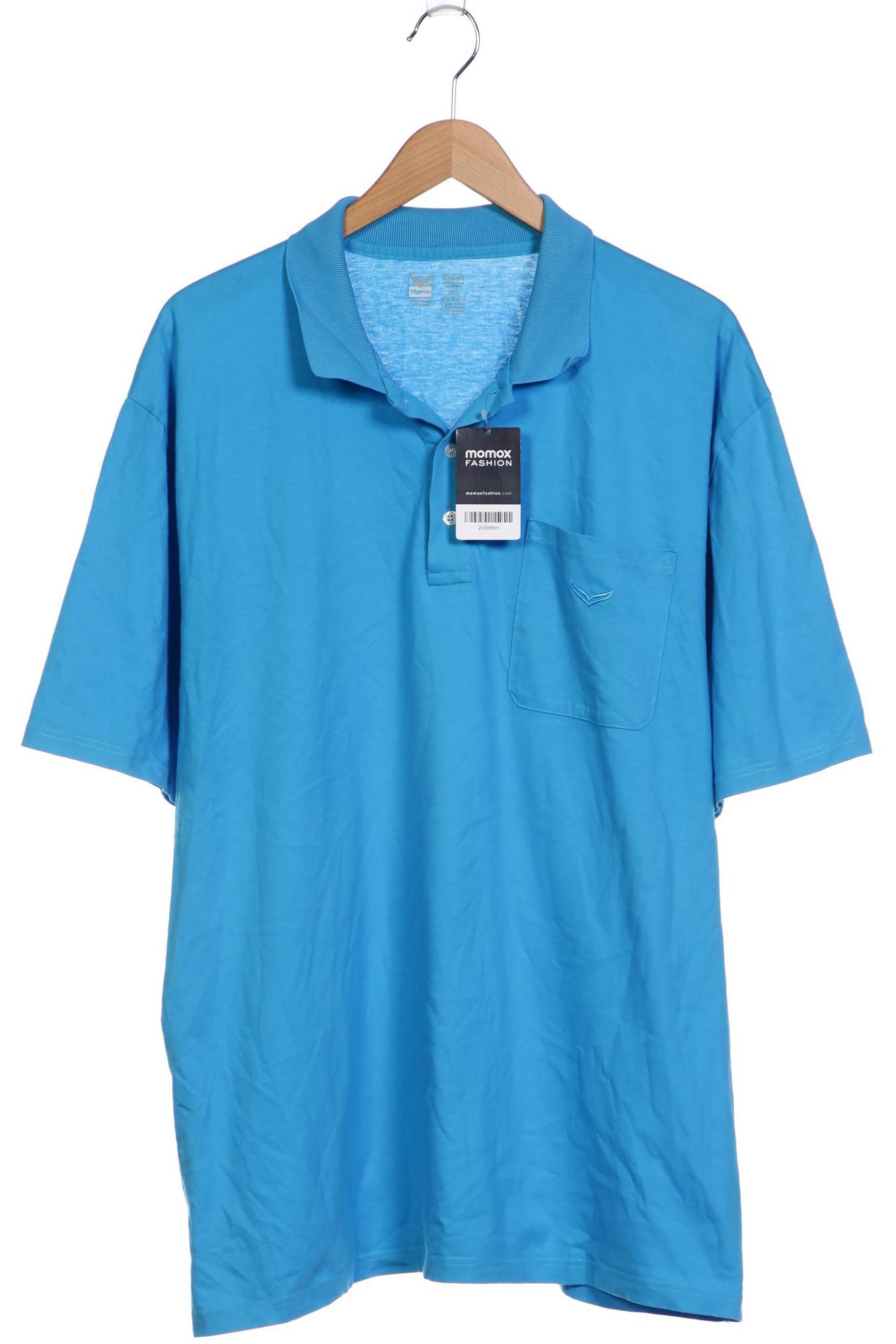 

Trigema Herren Poloshirt, blau, Gr. 58