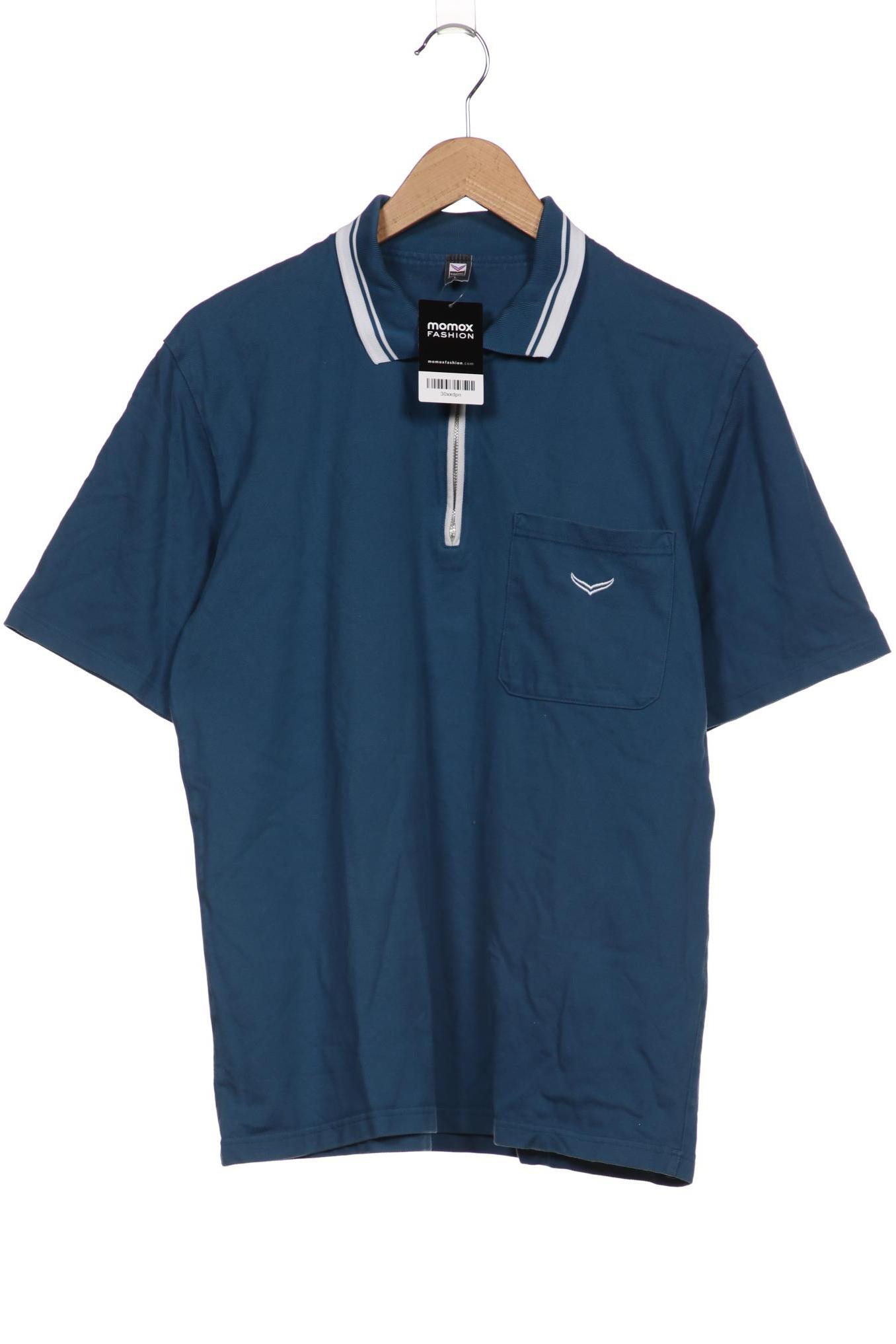 

Trigema Herren Poloshirt, blau