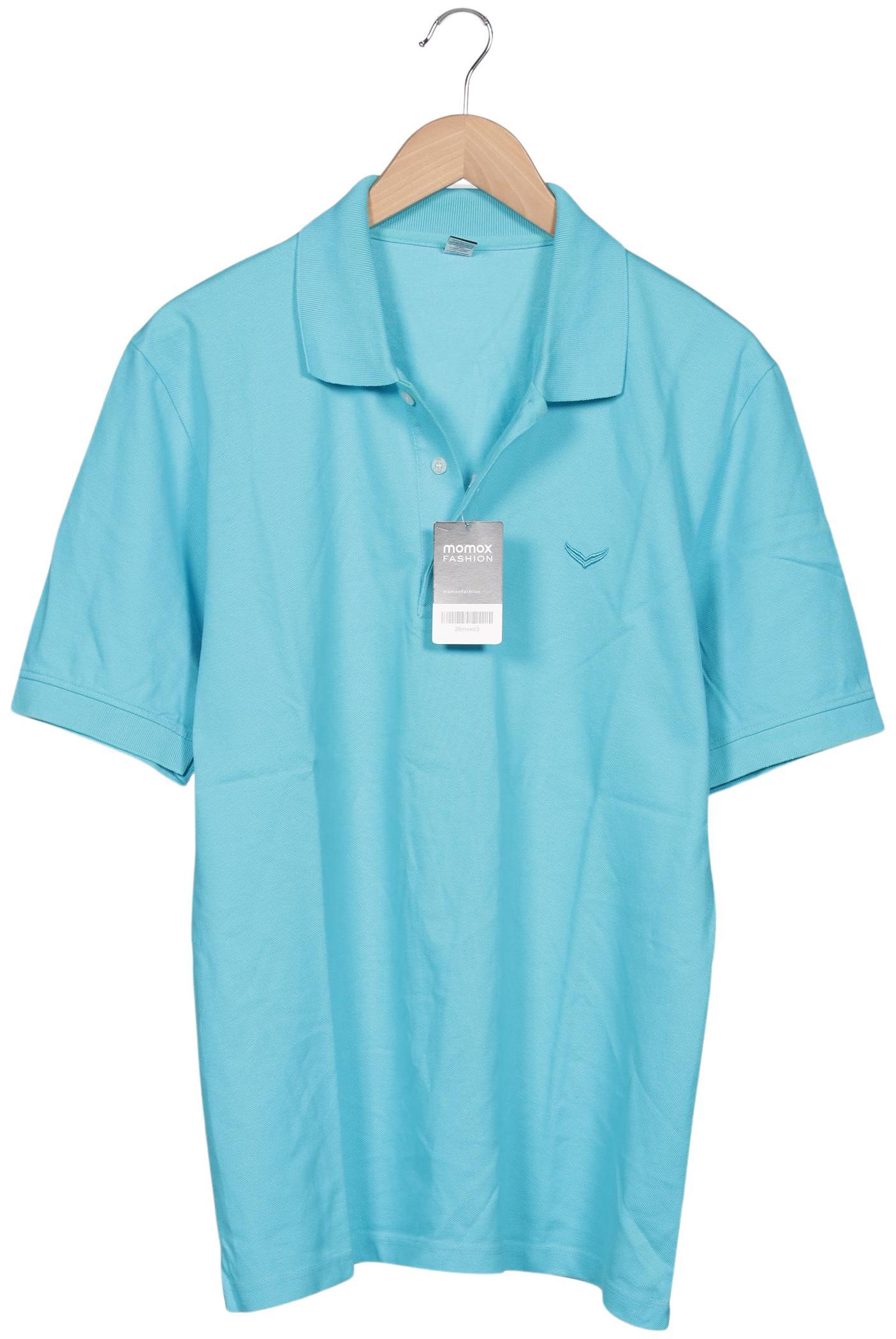 

Trigema Herren Poloshirt, blau, Gr. 52