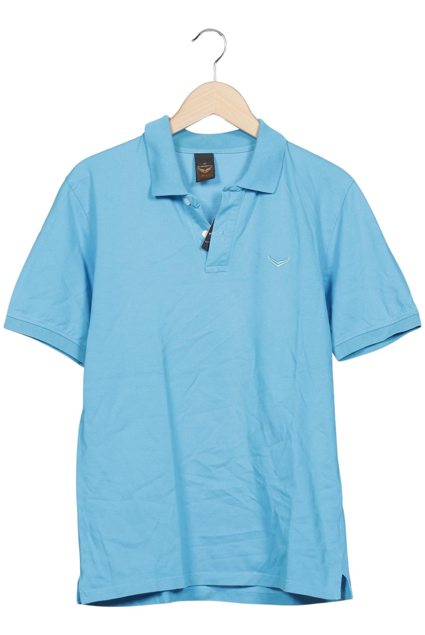 Thumbnail - Trigema Herren Poloshirt, hellblau, Gr. 48